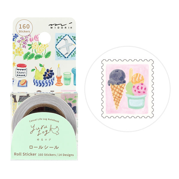 Yuru Log Roll Stickers - Stamp (Coming Soon)