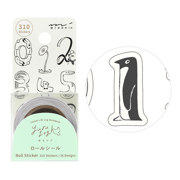 Yuru Log Roll Stickers - Numbers (Coming Soon)