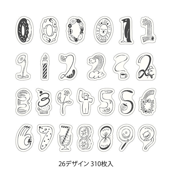 Yuru Log Roll Stickers - Numbers (Coming Soon)