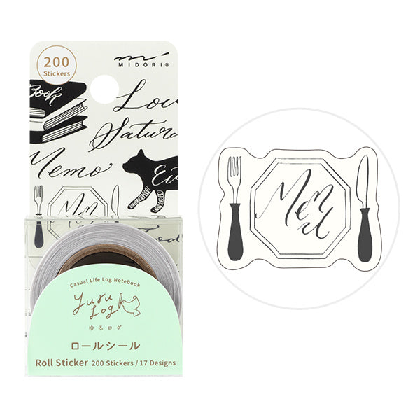 Yuru Log Roll Stickers - Calligraphy (Coming Soon)