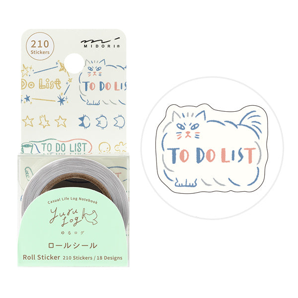Yuru Log Roll Stickers - List (Coming Soon)