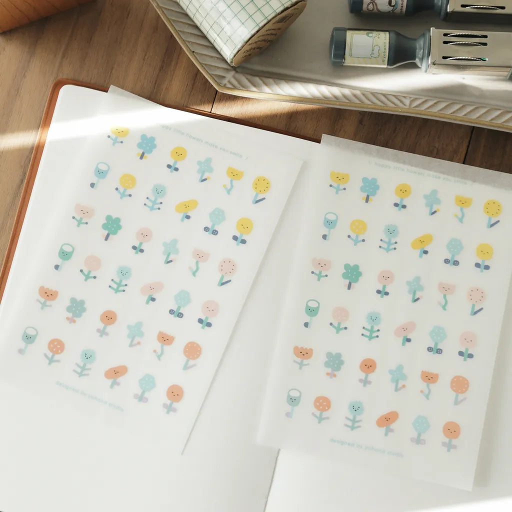 Yohand Studio Print-on Sticker Sheets - Little Flowers