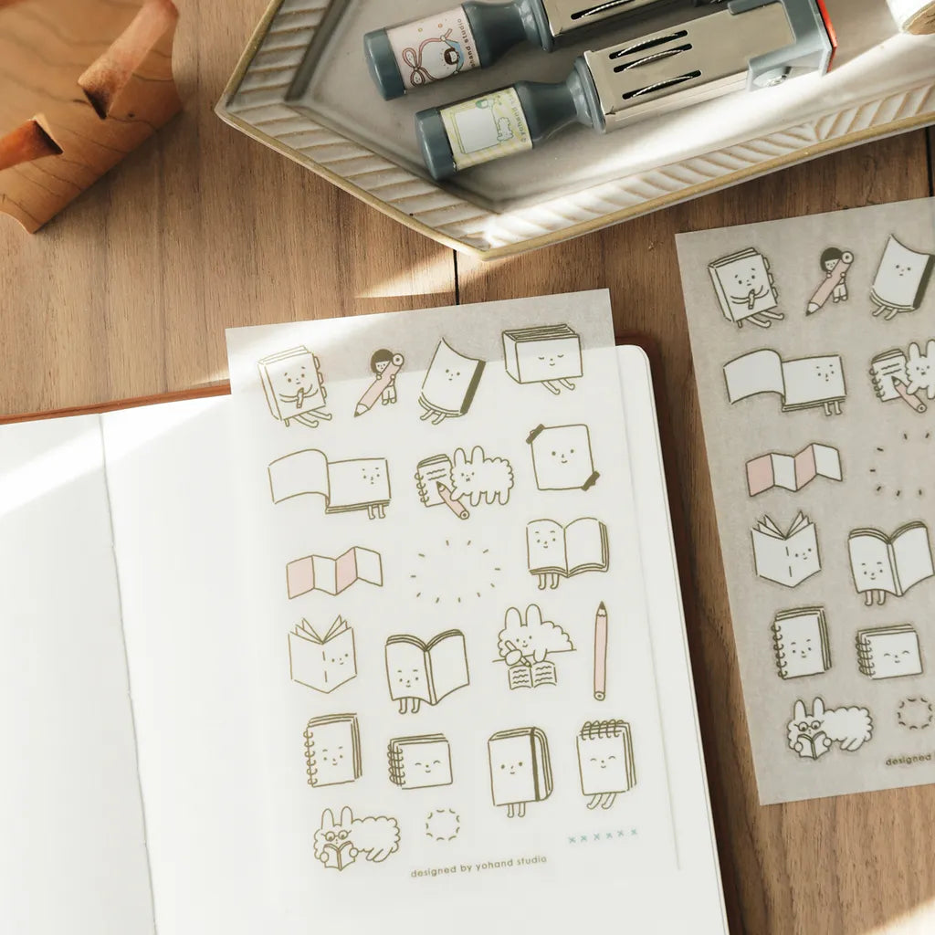 Yohand Studio Print-on Sticker Sheets - Notebooks