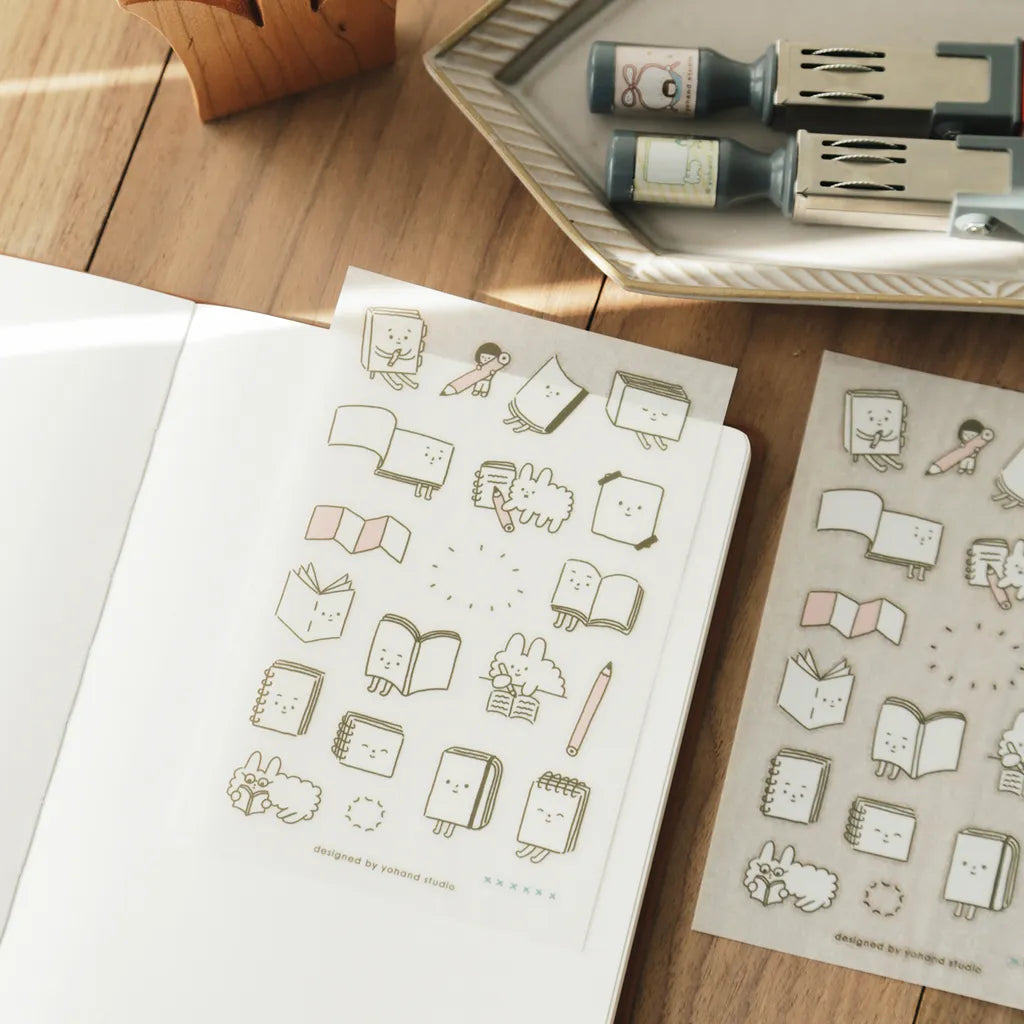 Yohand Studio Print-on Sticker Sheets - Notebooks