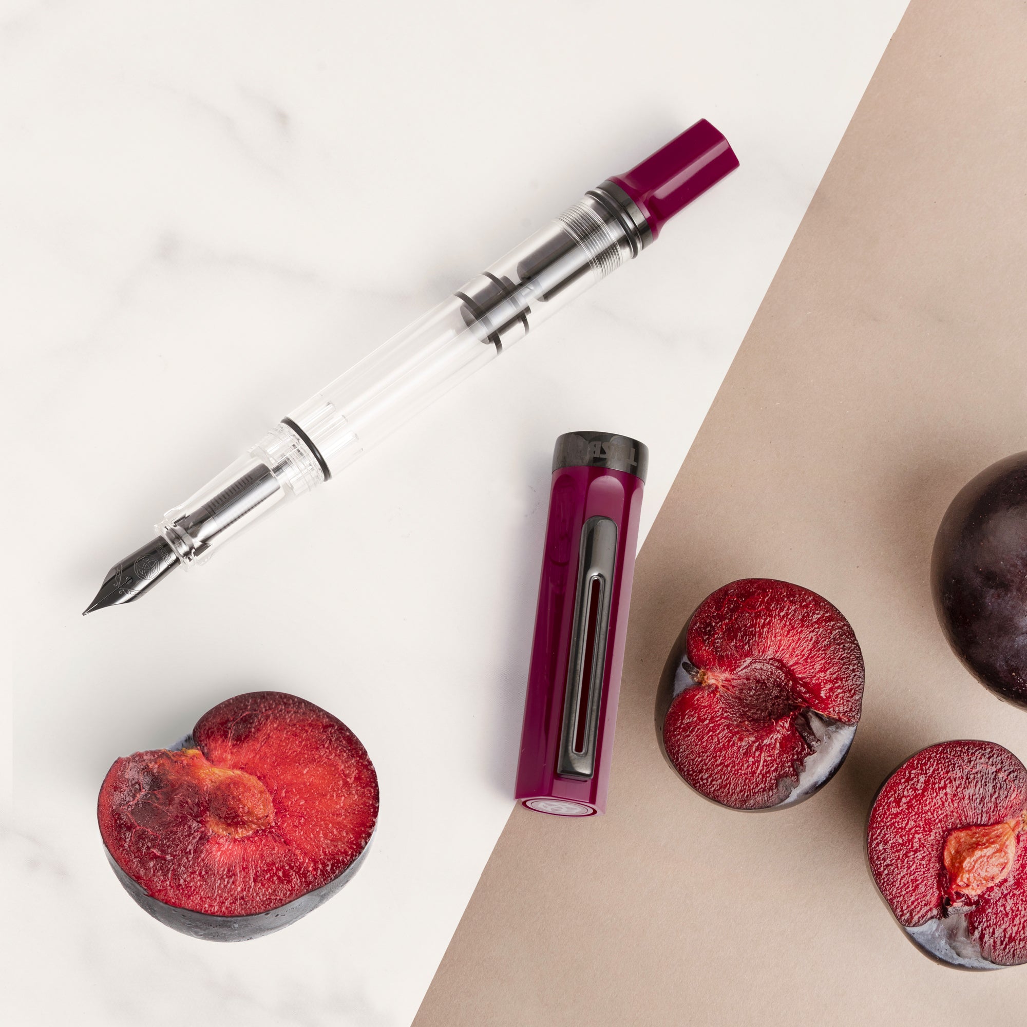 TWSBI ECO Fountain Pen - Plum Onyx Trim