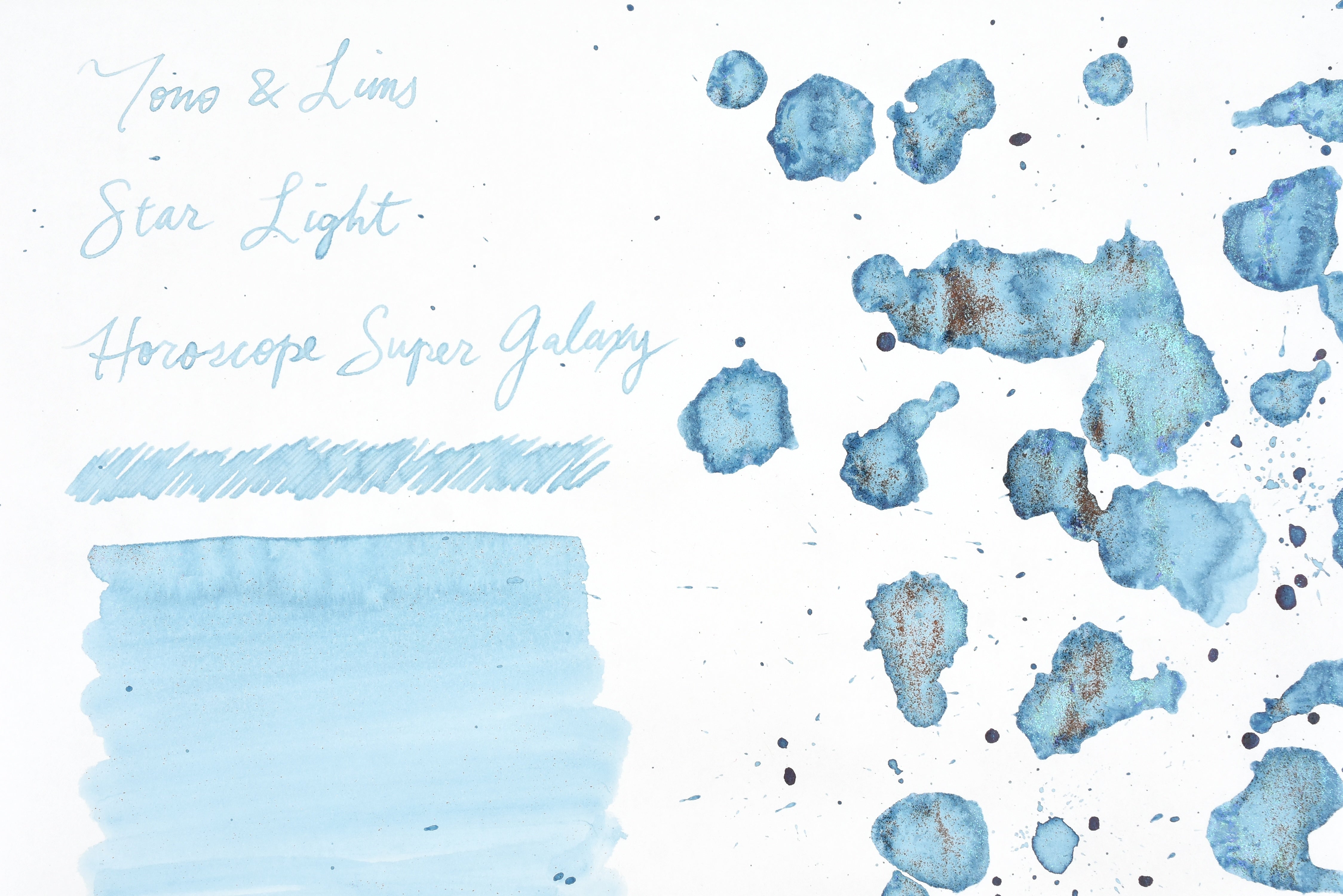 Tono & Lims Ink Bottle - Star Light - Horoscope Super Galaxy - 30ml