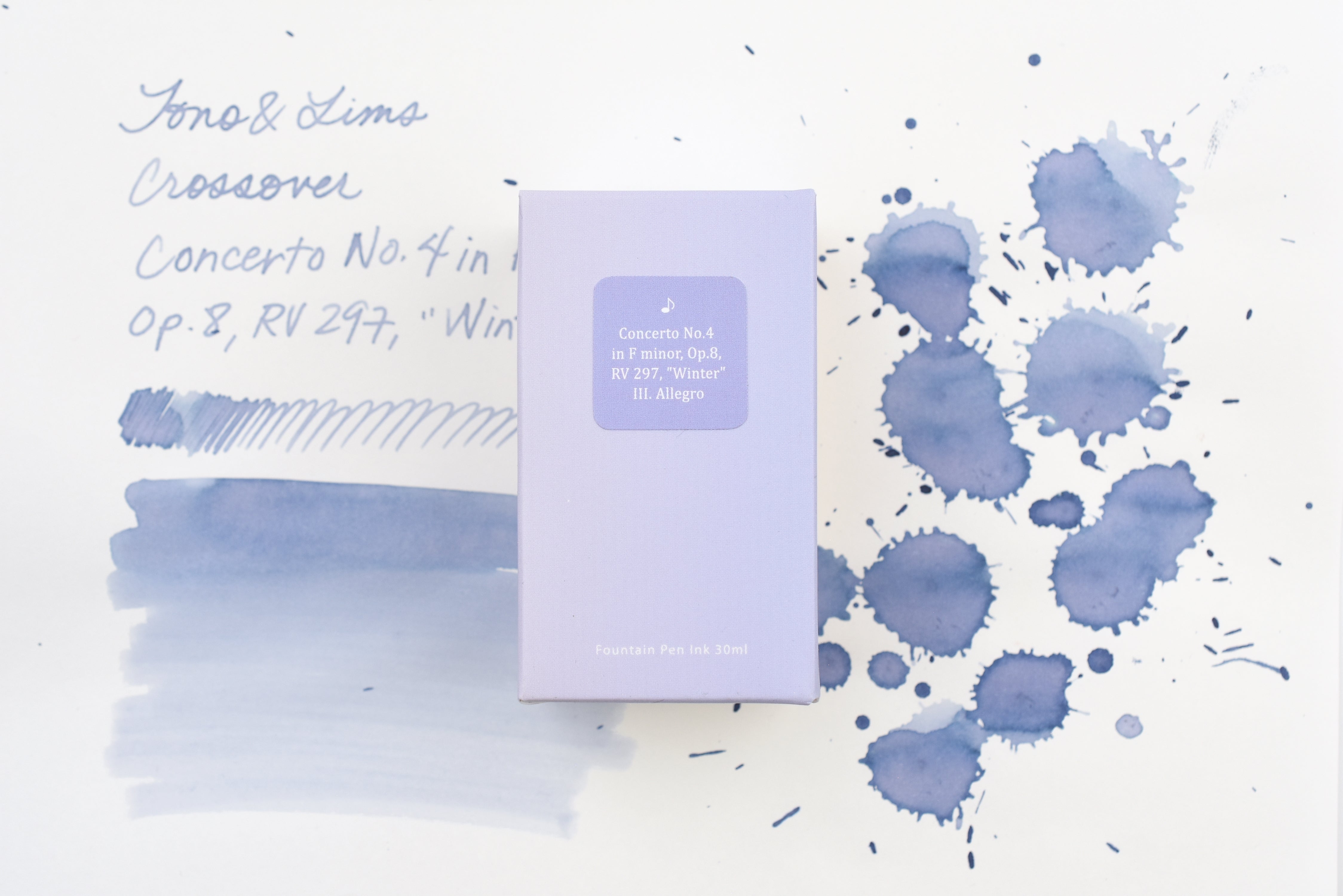 Tono & Lims Ink Bottle - Crossover - Concerto No.4 in F minor, Op.8, RV 297, "Winter" III. Allegro - 30ml