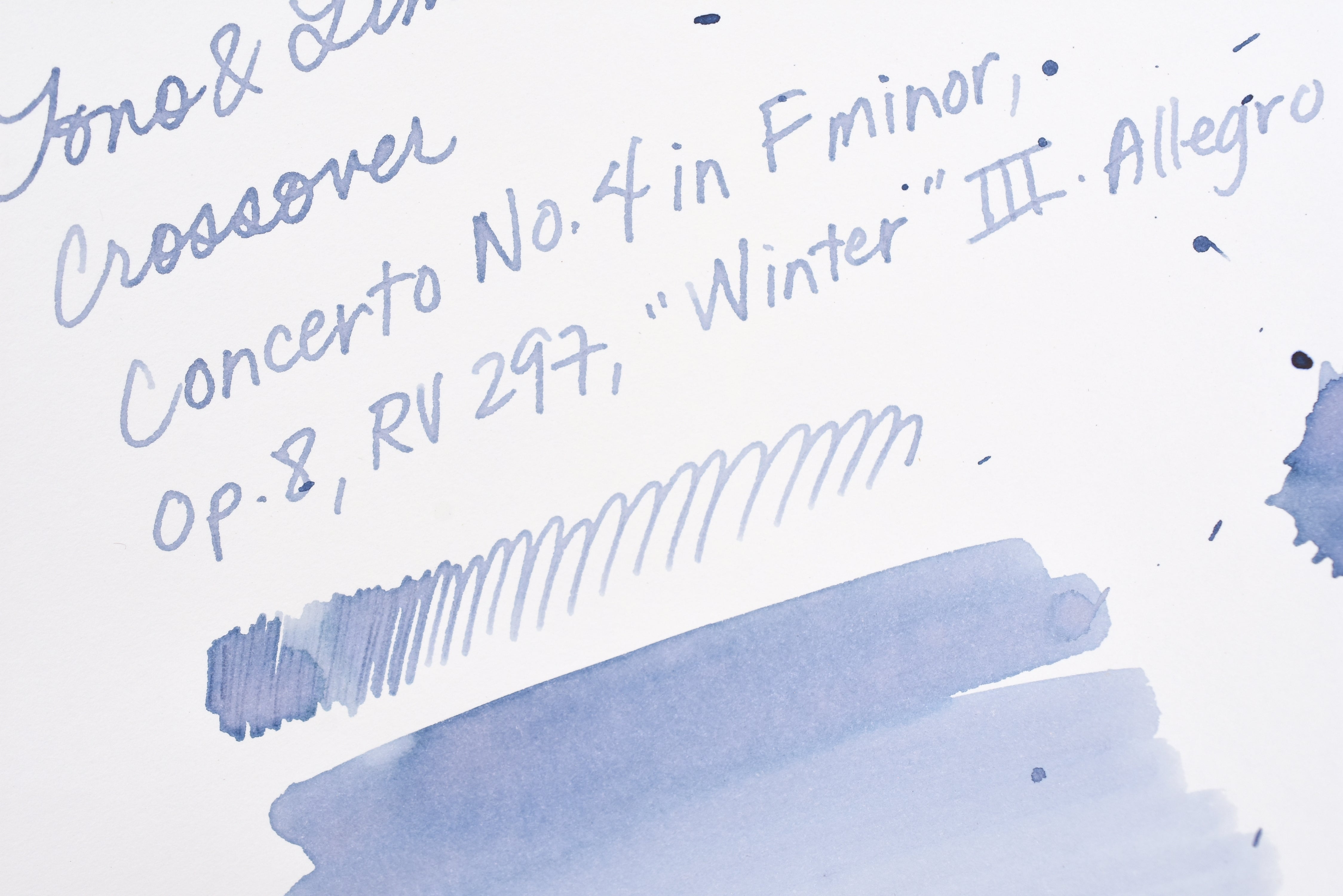 Tono & Lims Ink Bottle - Crossover - Concerto No.4 in F minor, Op.8, RV 297, "Winter" III. Allegro - 30ml