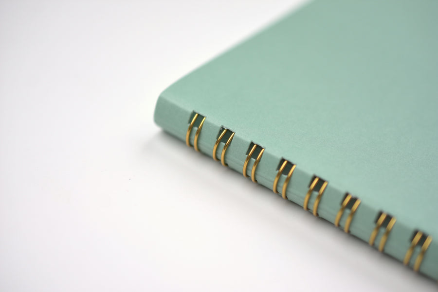 Midori Ring Notebook Soft Color - A5 - Dot Grid - Green