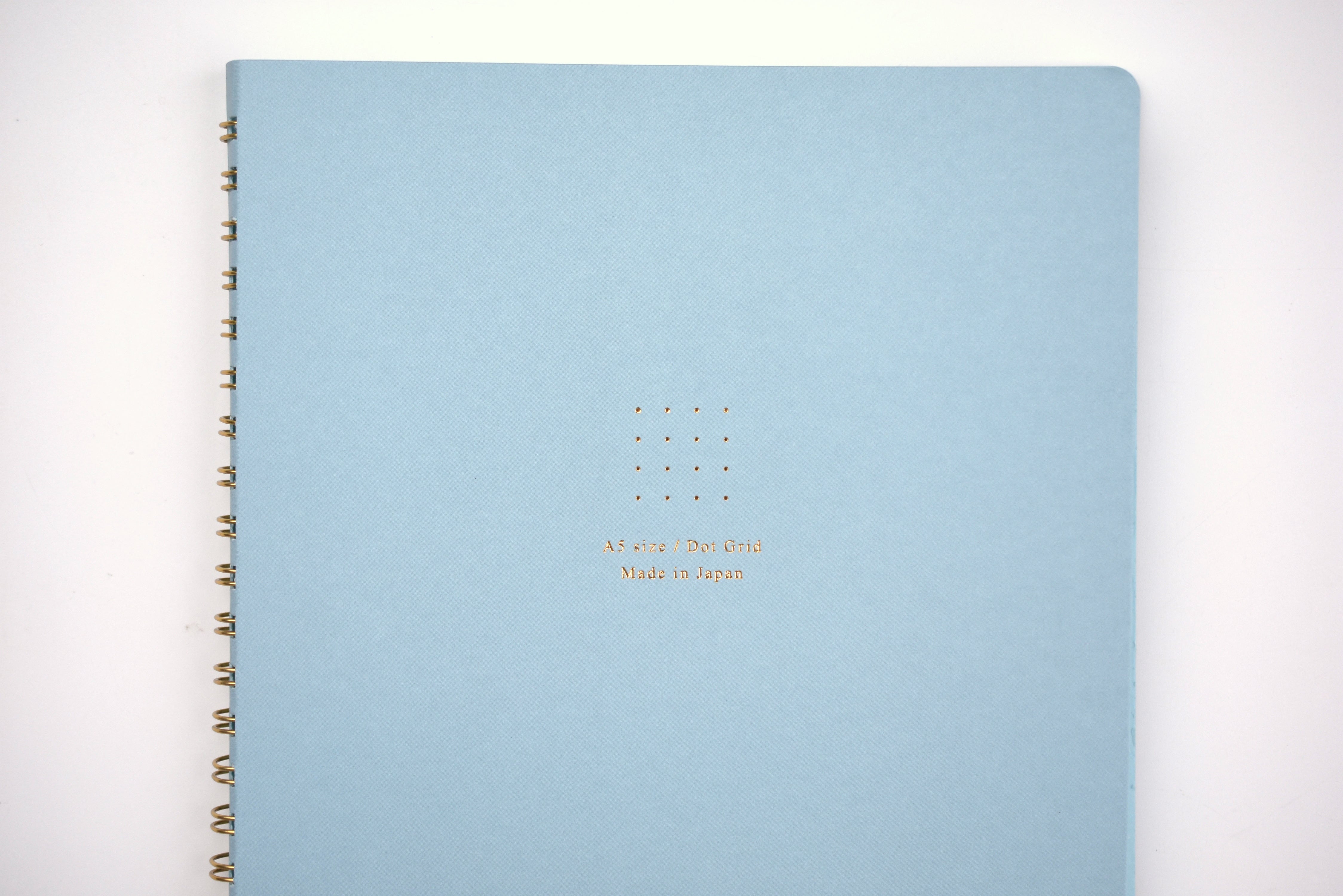 Midori Ring Notebook Soft Color - A5 - Dot Grid - Blue