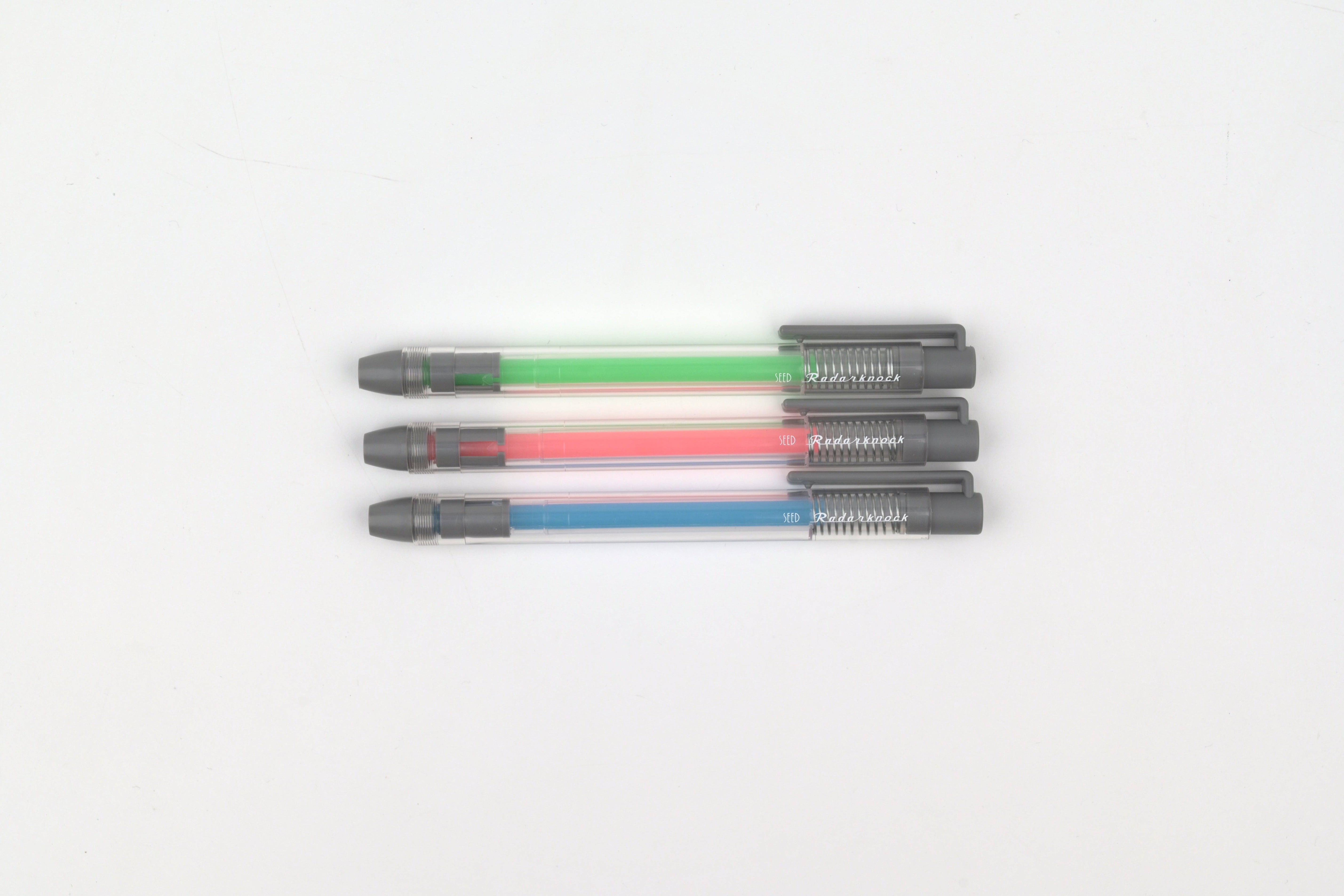 SEED Radar Knock Mechanical Eraser - Neon Color
