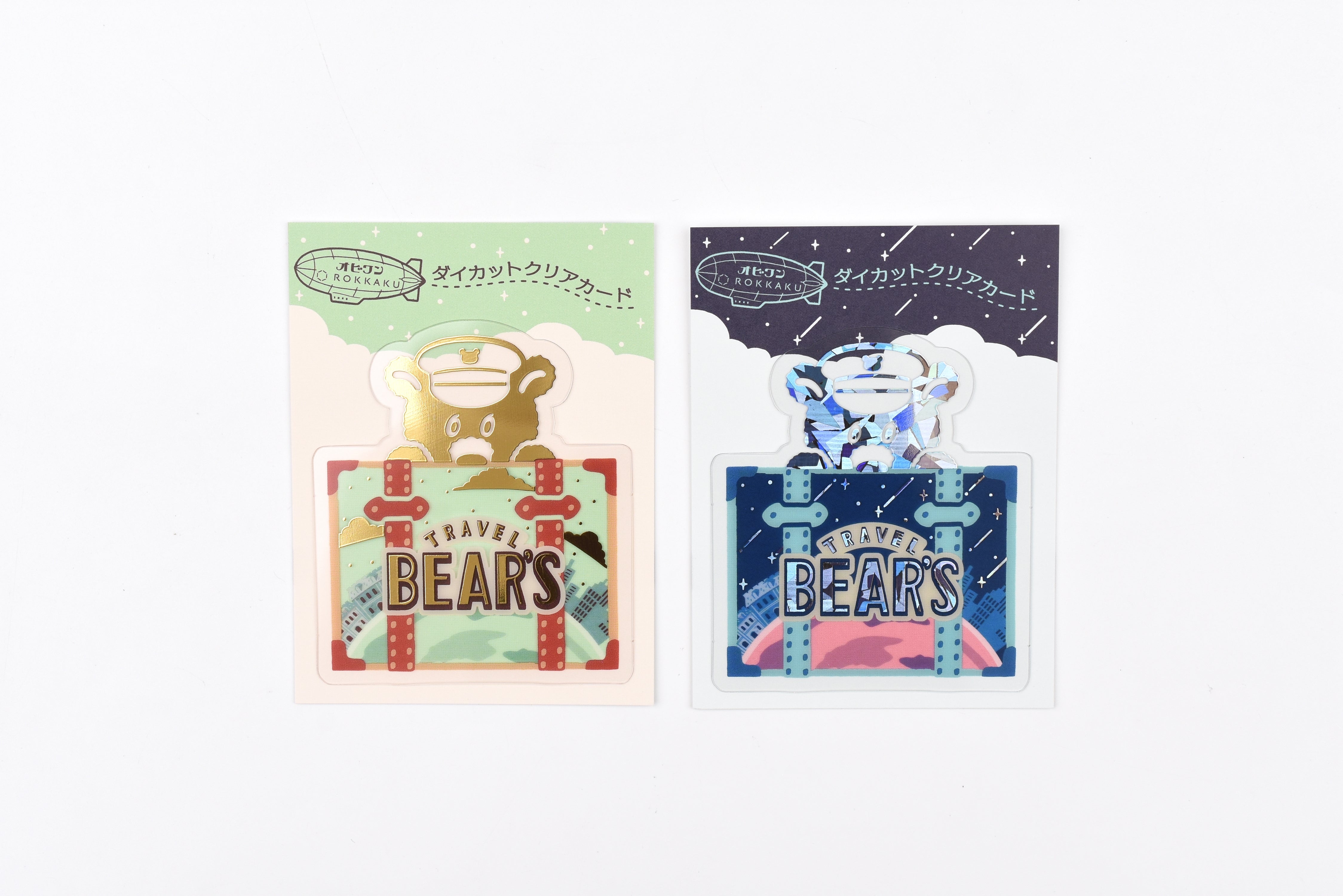 ROKKAKU x Ob1 Die-cut Clear Card - Tours