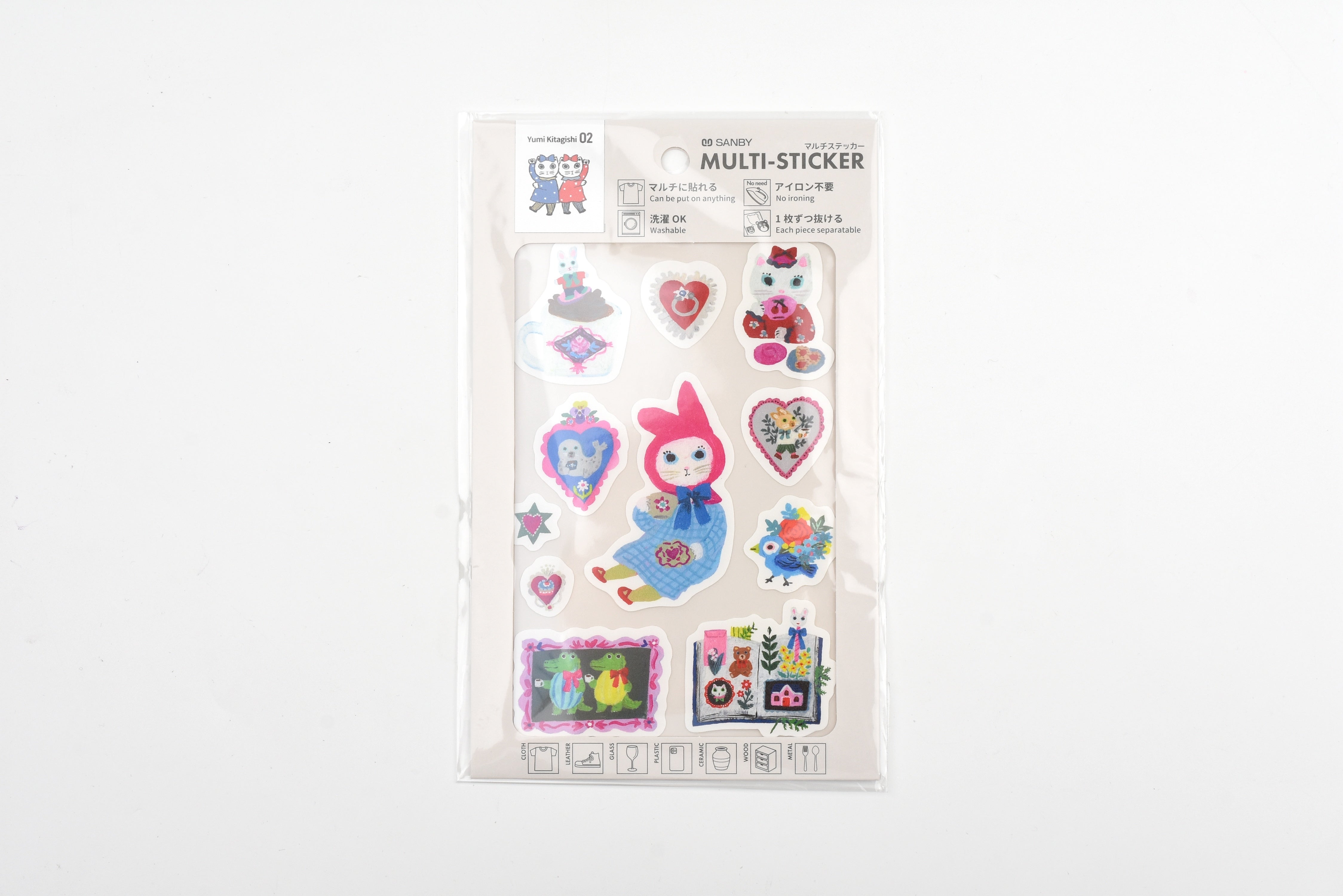 Yumi Kitagishi x SANBY Multi-Sticker - Tea Time