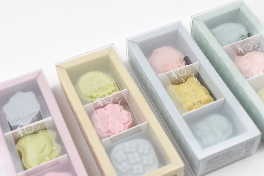 Sun-Star Wasanbon Stamp Set - Set of 3