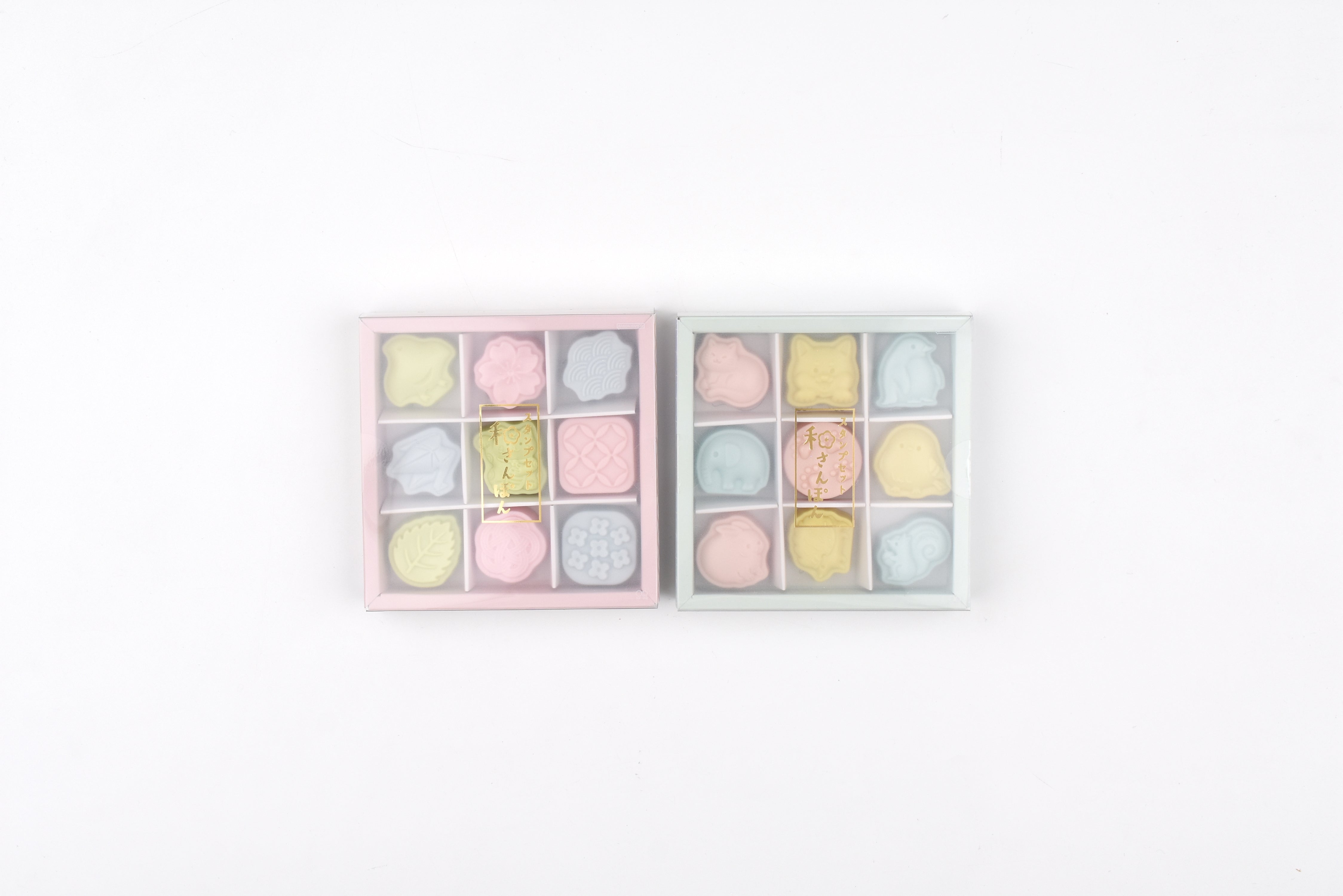 Sun-Star Wasanbon Stamp Set - Set of 9