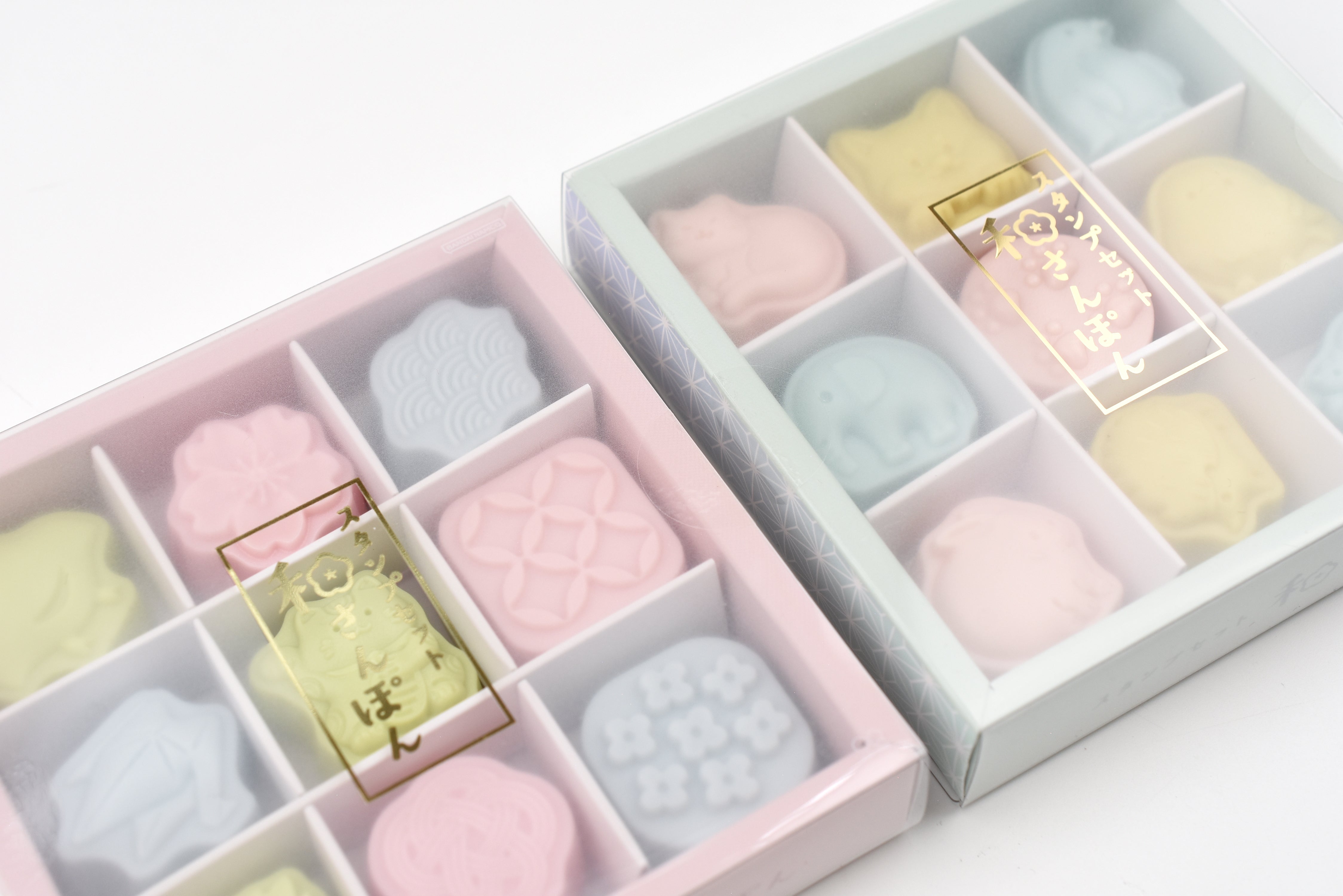 Sun-Star Wasanbon Stamp Set - Set of 9