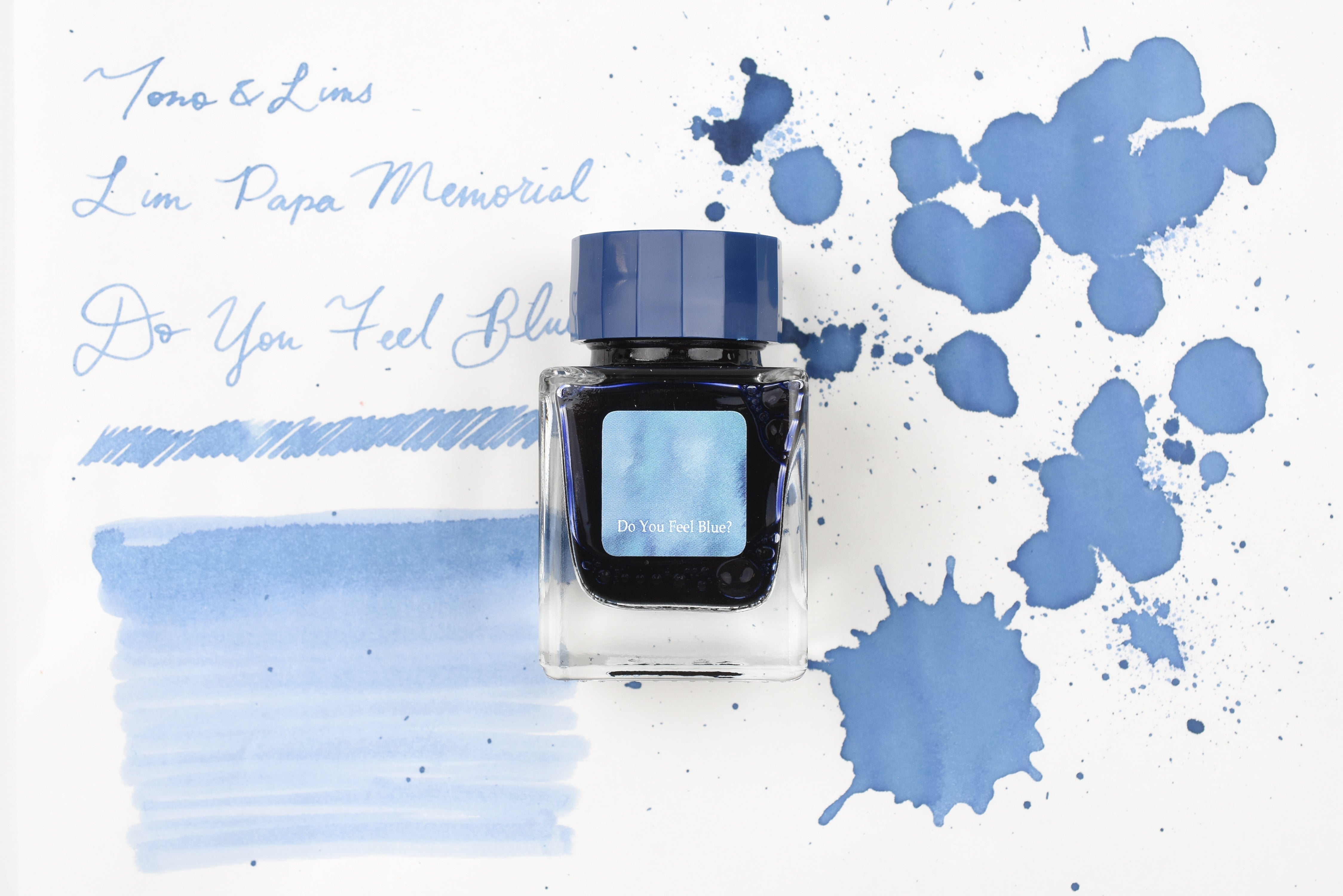 Tono & Lims Ink Bottle - Lim Papa Memorial - Do You Feel Blue - 30ml