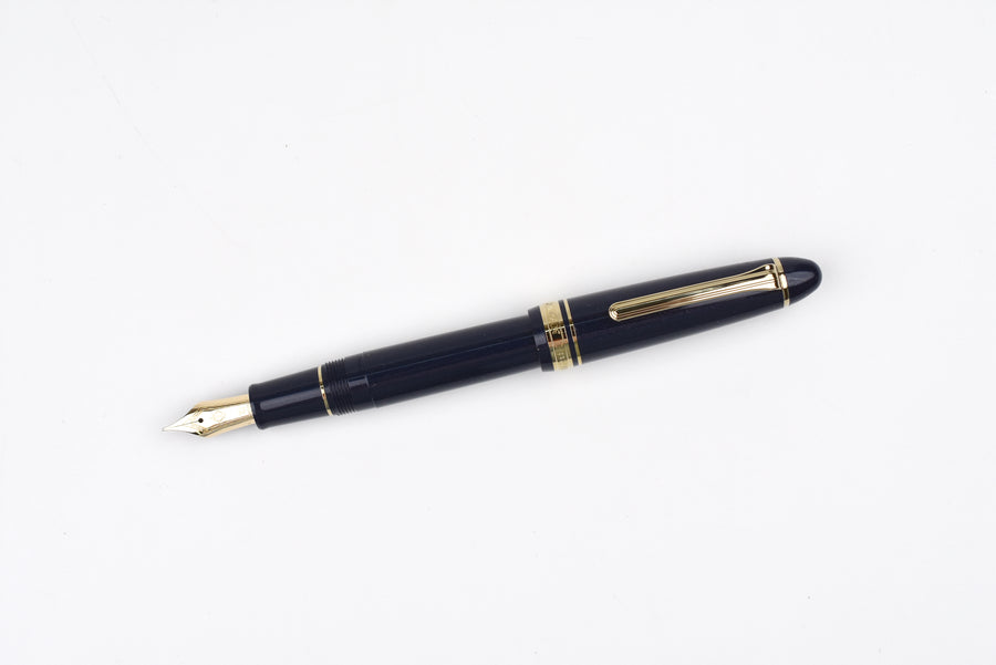 Sailor 1911 Large Fountain Pen - 18K Gold Trim - Shining Blue