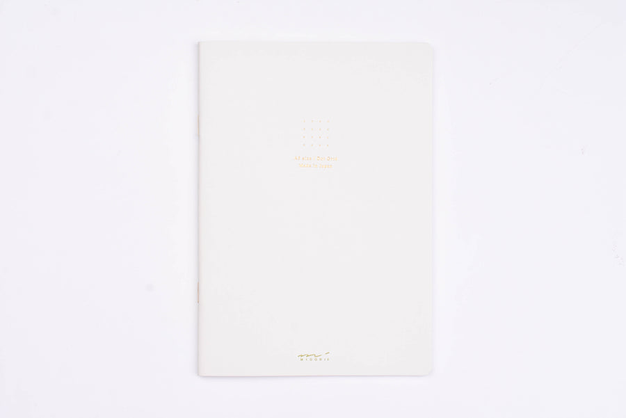 Midori Notebook Soft Color - A5 - Dot Grid - White