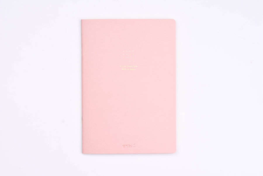 Midori Notebook Soft Color - A5 - Dot Grid - Pink