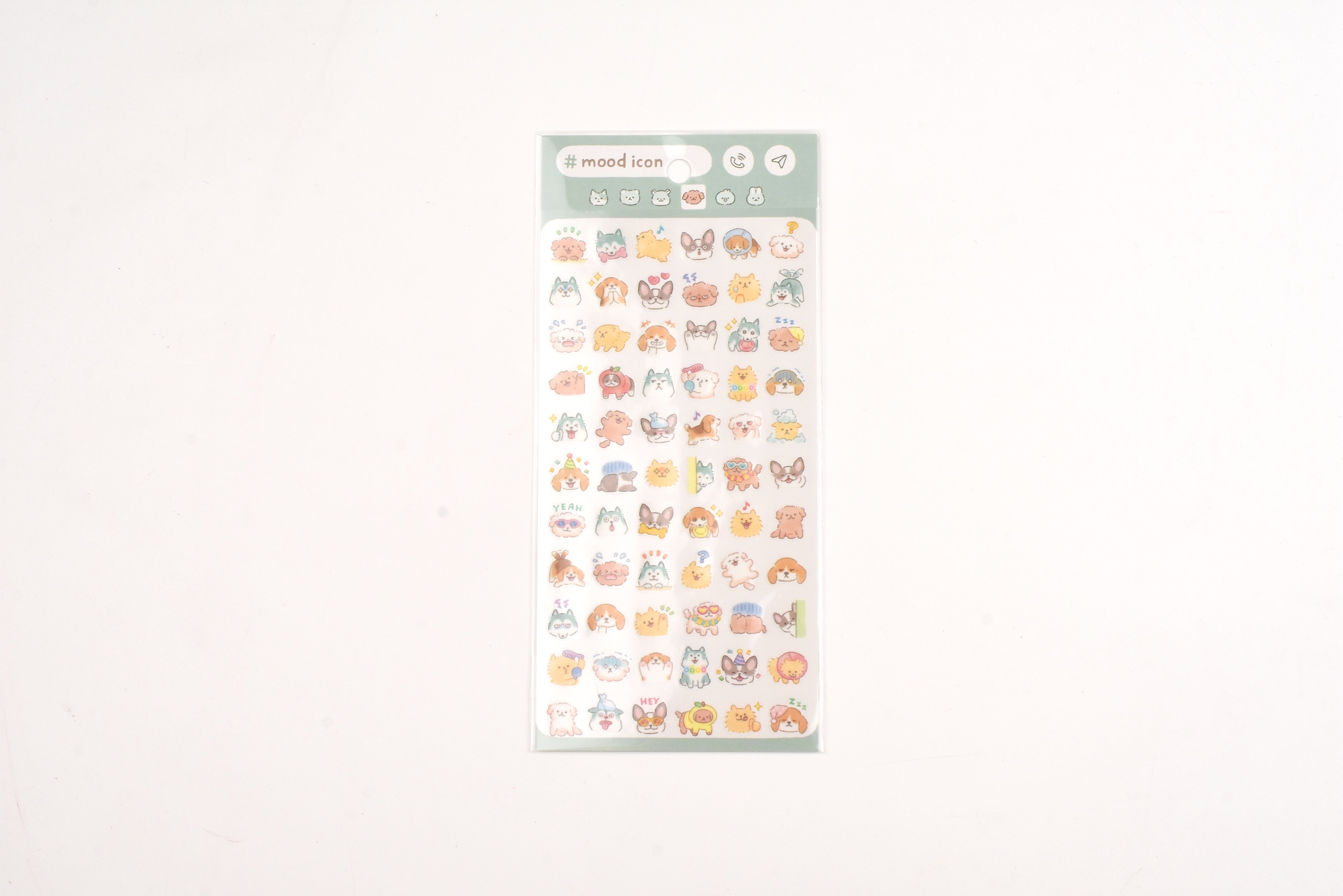 Mind Wave Sticker Sheet - Mood Icon - Dog