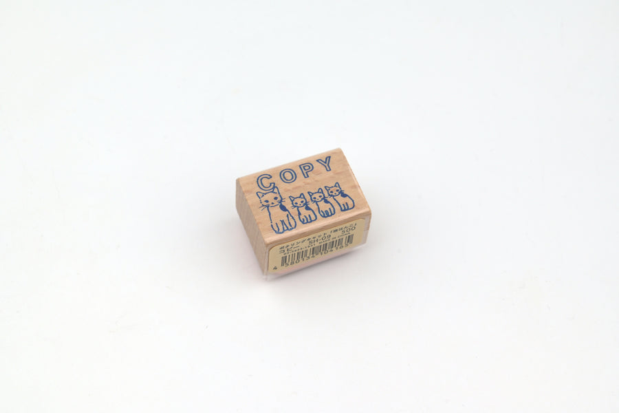 Pottering Cat Wooden Stamp - Small - Copy Cat