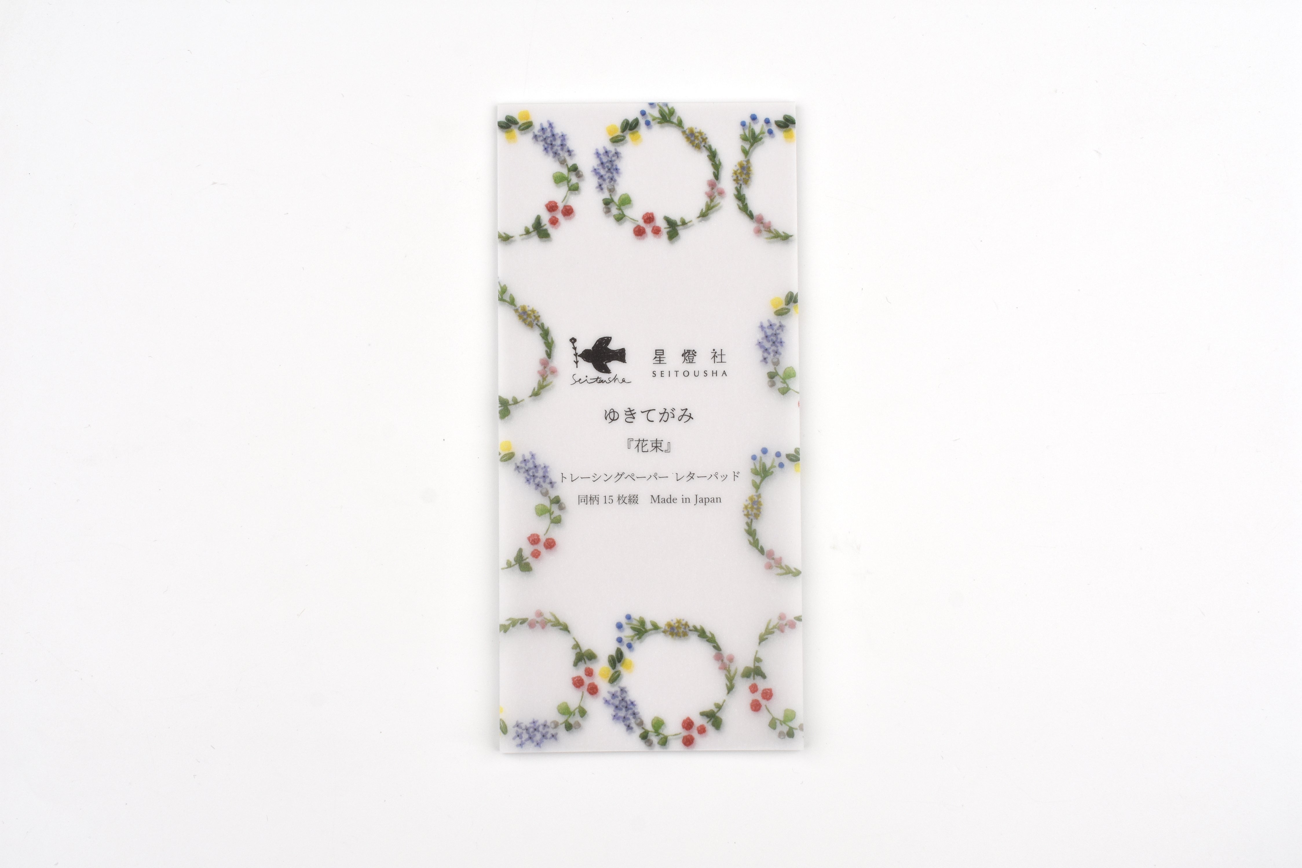 Seitousha Translucent Letter Pad - Bouquet