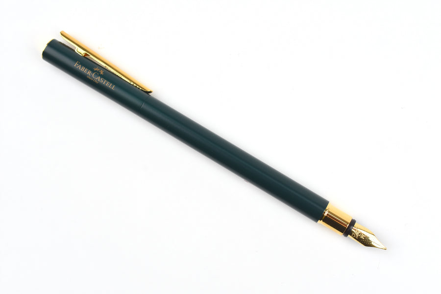 Faber-Castell - Design Neo Slim Gold Fountain Pen - Rainforest - Limited Edition