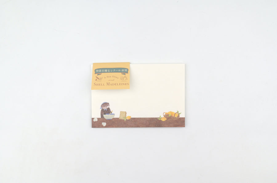 NB Envelopes - Ressa - A Sea Otter and Shell Madeleines
