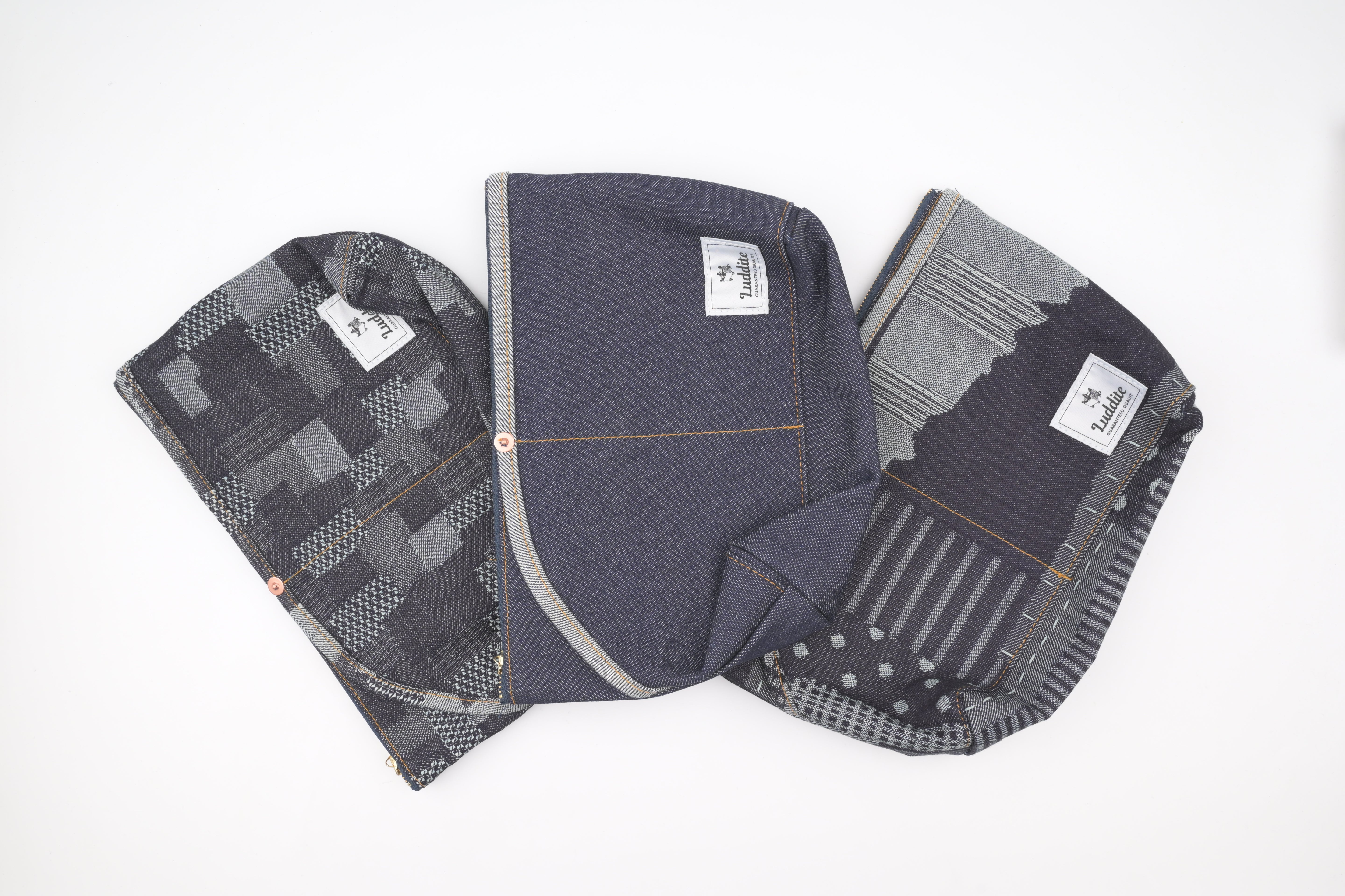 LUDDITE Boat Pouch - Denim - Medium
