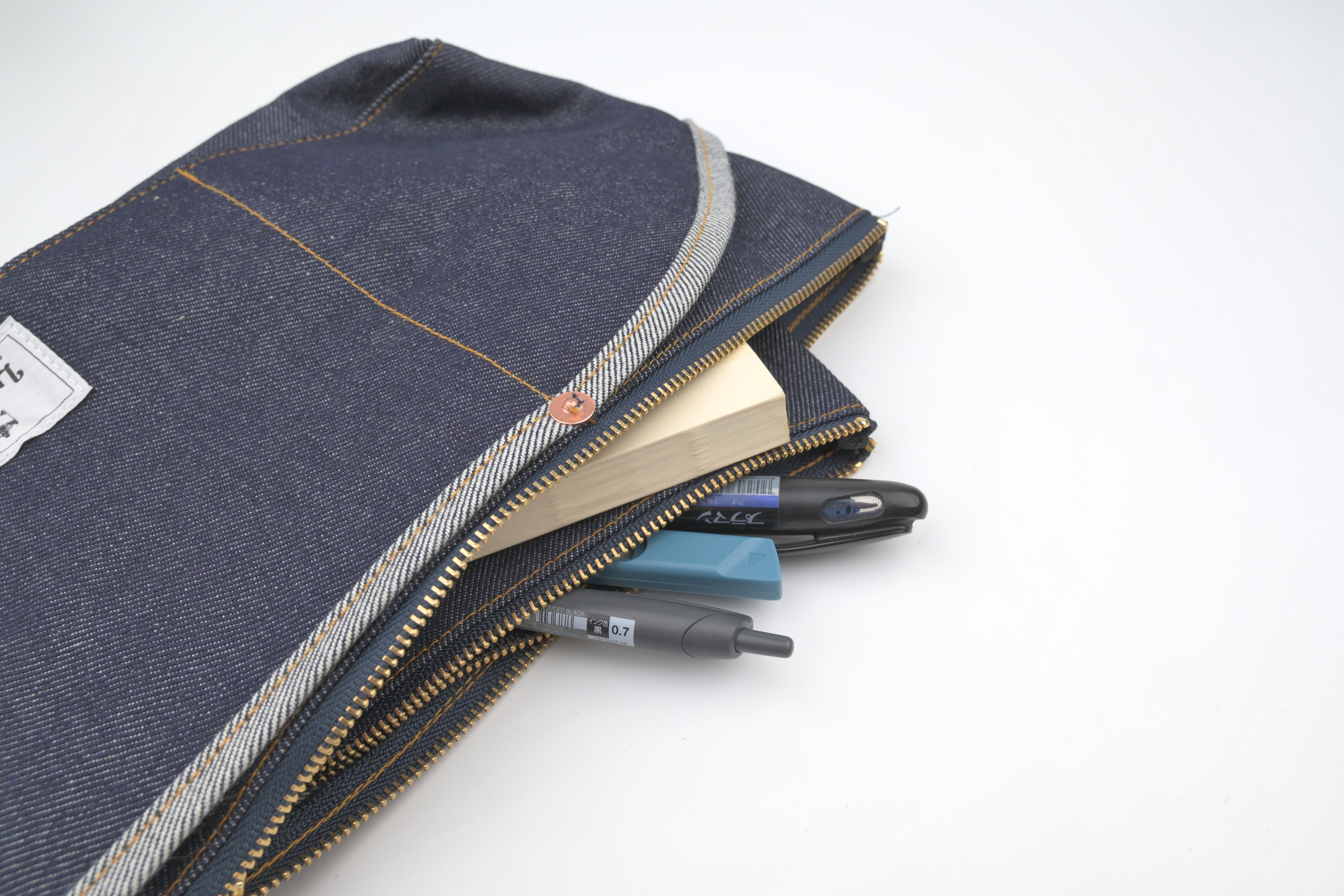 LUDDITE Boat Pouch - Denim - Medium