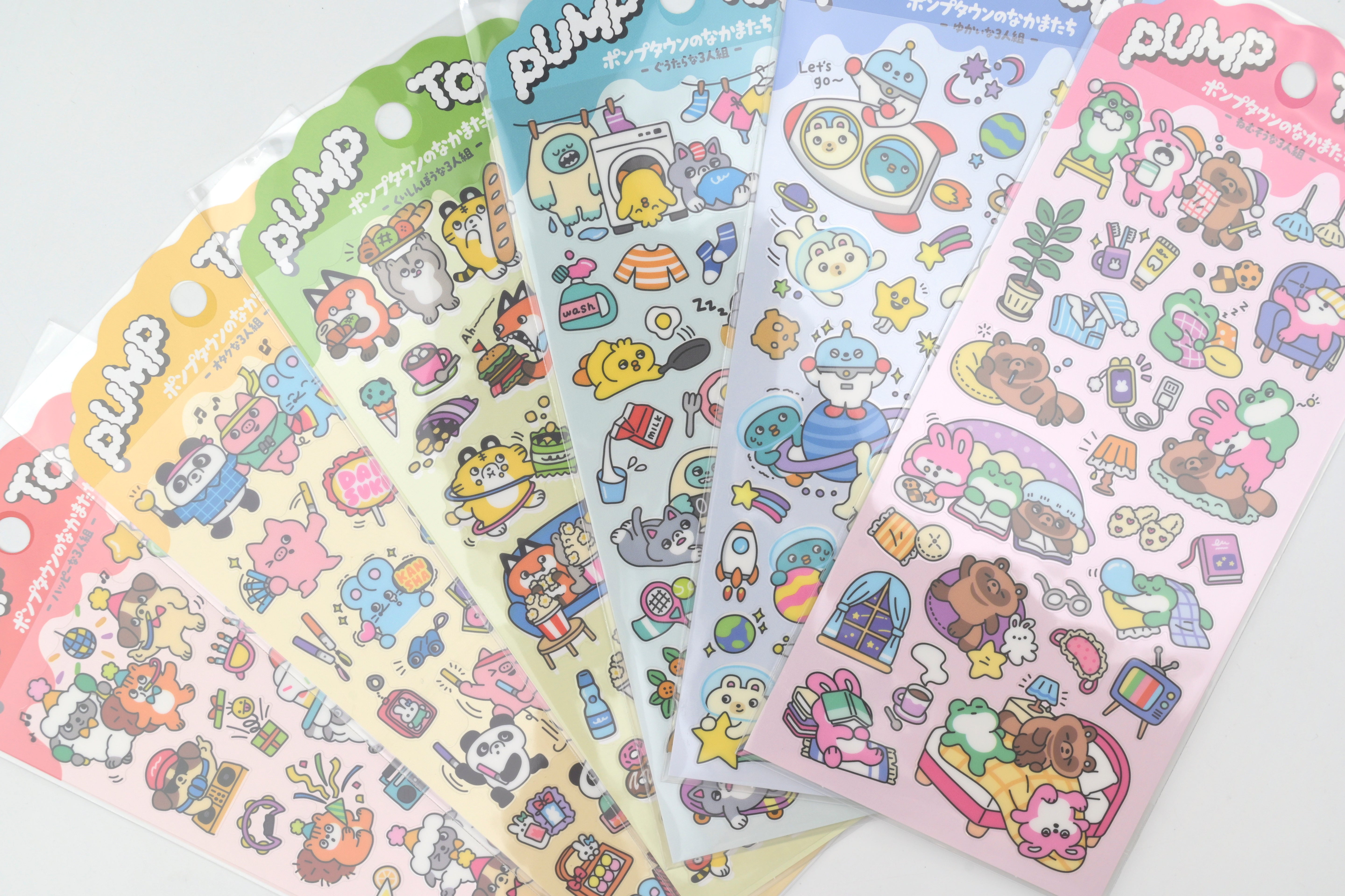 Mind Wave Sticker Sheet - Pump Town