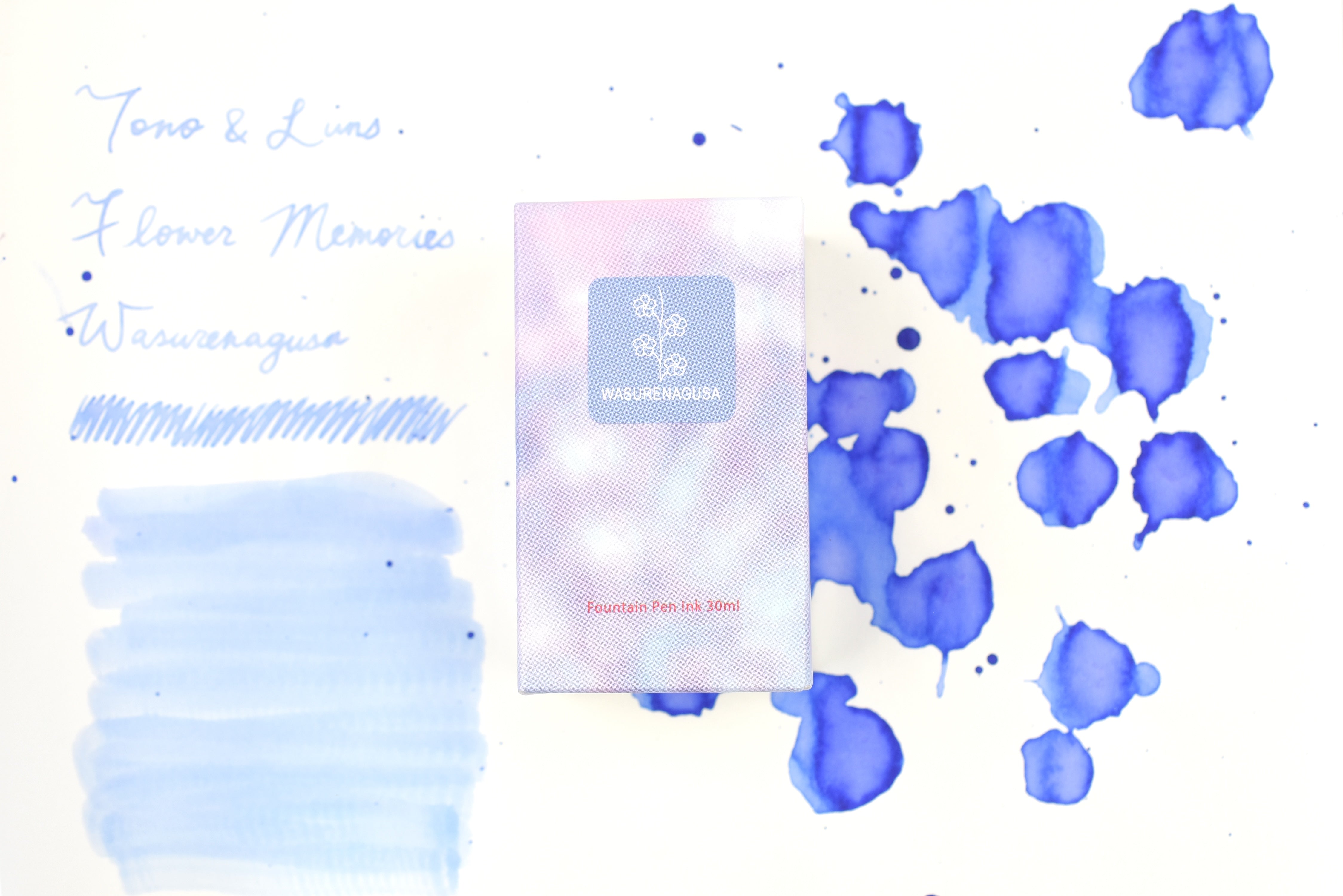 Tono & Lims Ink Bottle - Flower Memories - WASURENAGUSA - 30ml