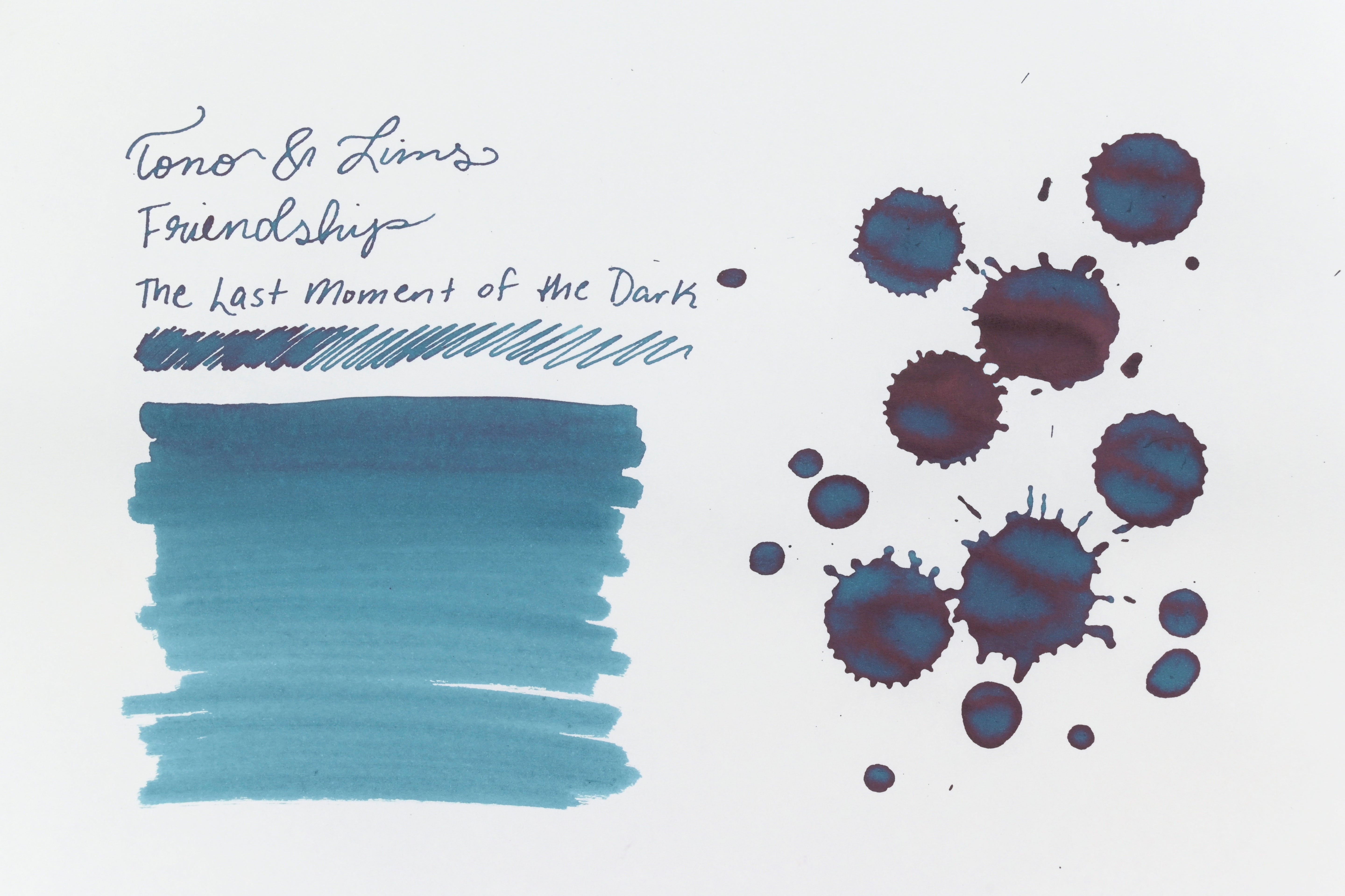 Tono & Lims Ink Bottle - Friendship - The Last Moment Of The Dark - 30ml