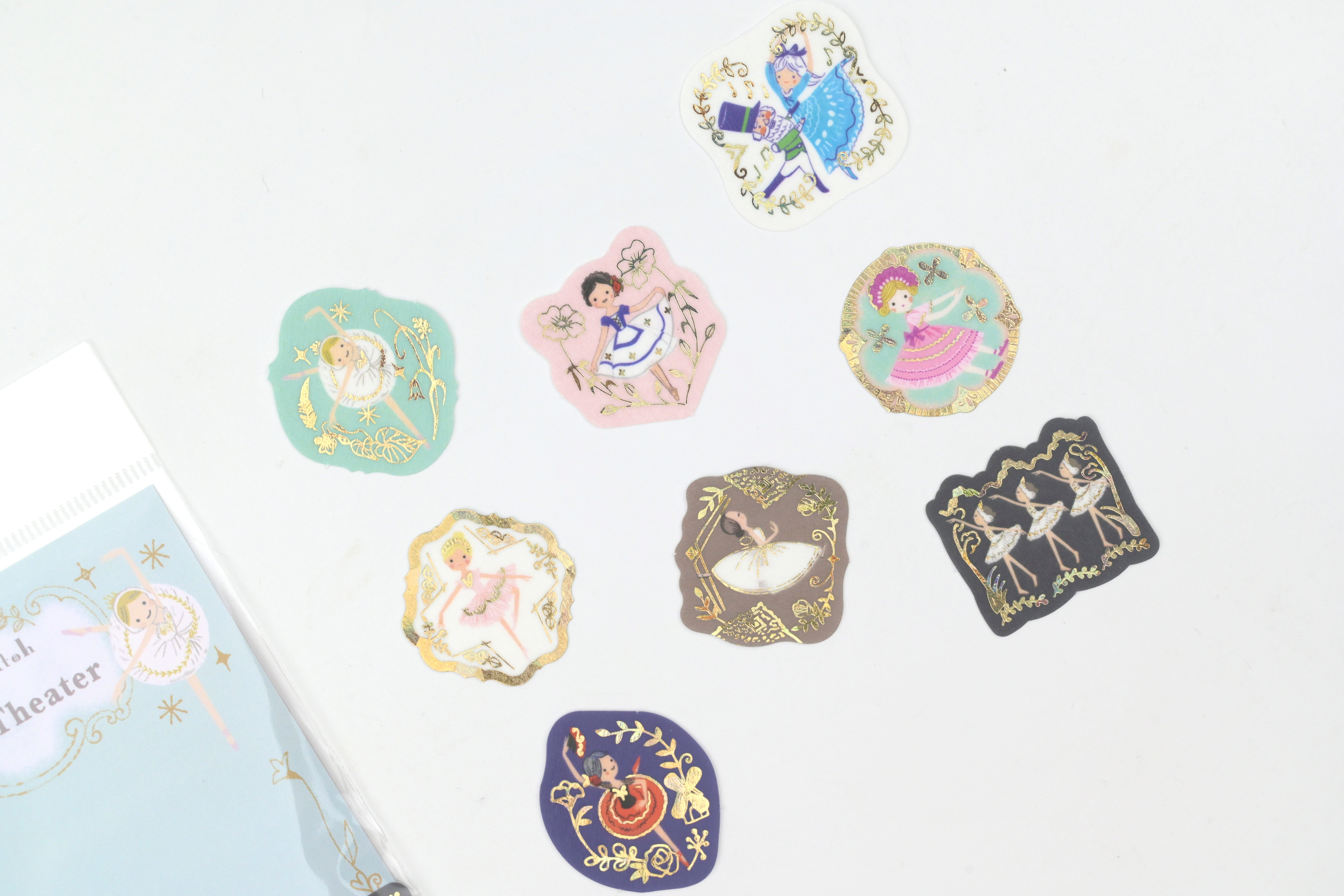 SEAL-DO Gold-Foil Flake Sticker - Ballet Theater