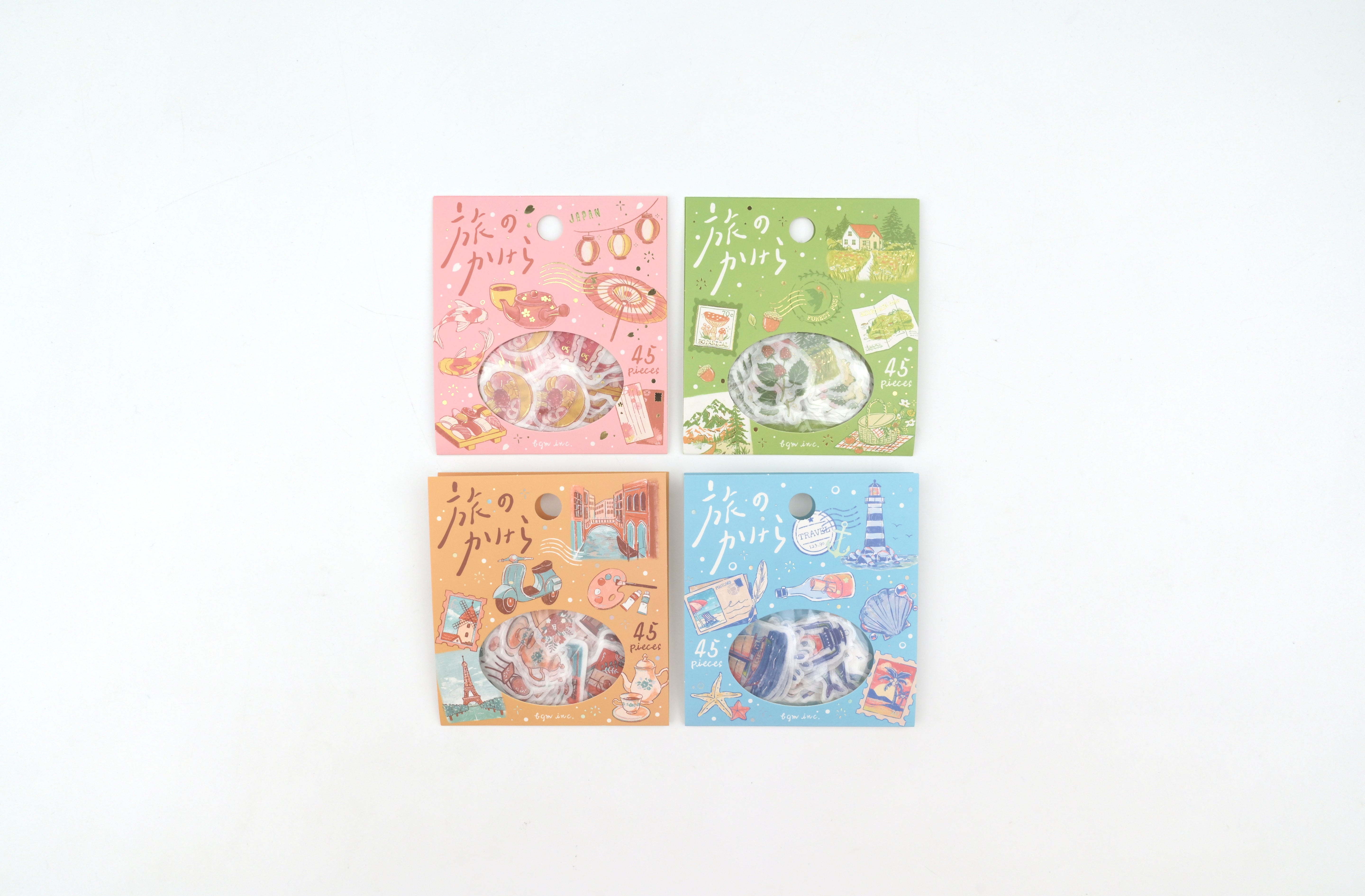 BGM Flake Sticker -  Foil Stamping - Fragments of a Journey