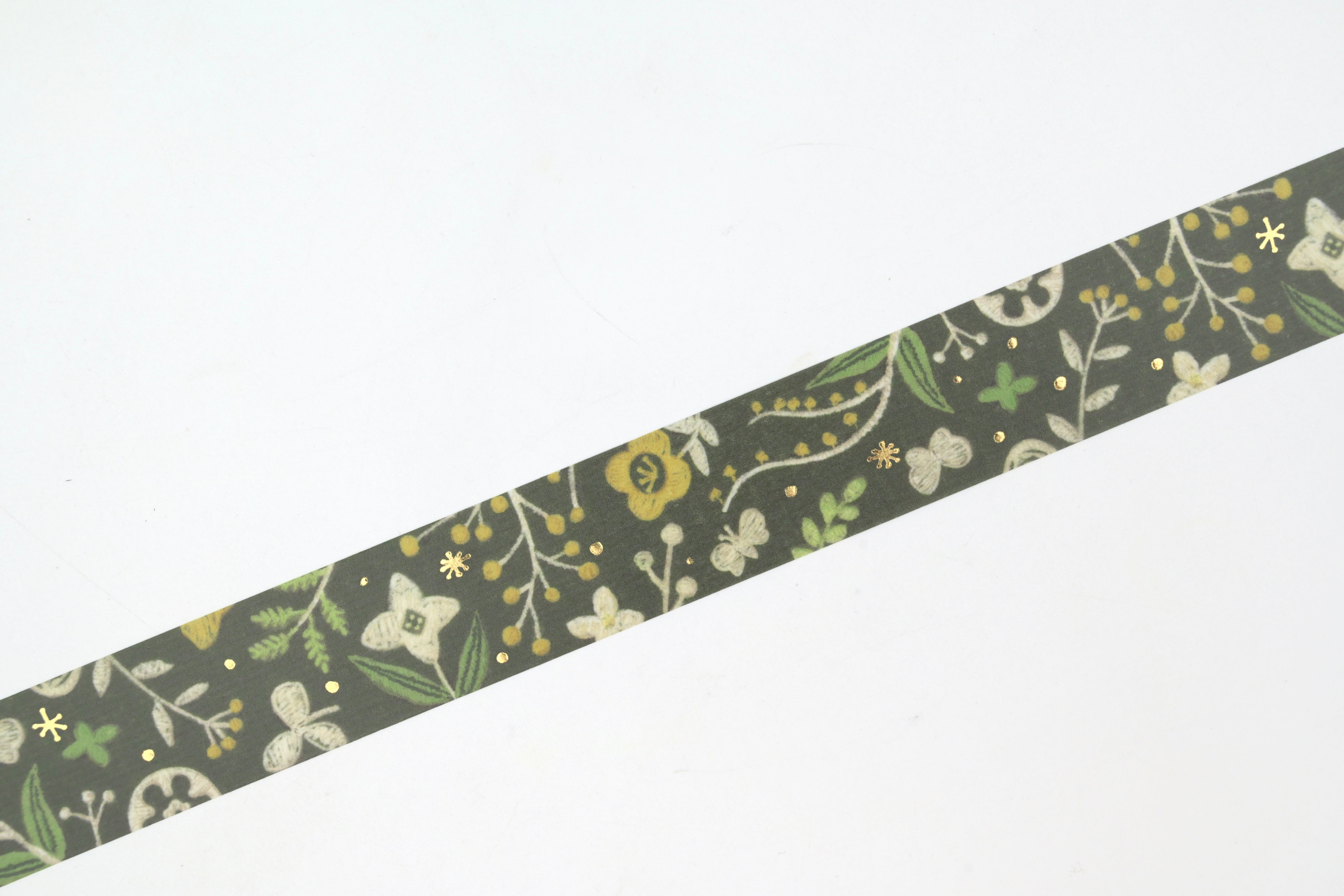 BGM Washi Tape - Foil Stamping - Pieni Stitch - Small Wildflowers