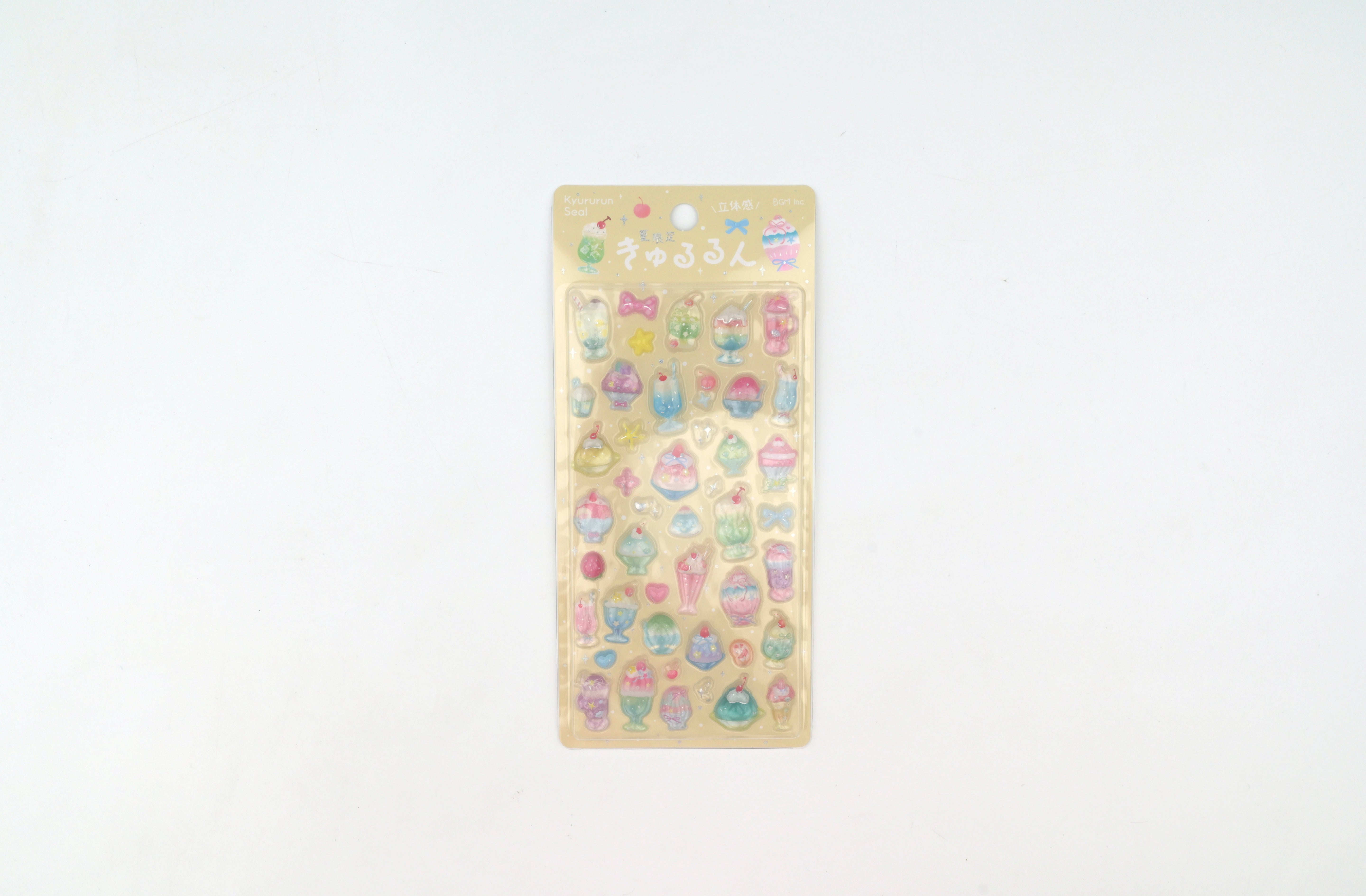 BGM 3D Sticker Sheet - Kyururun - 2026 Summer Limited - Summer Sweets