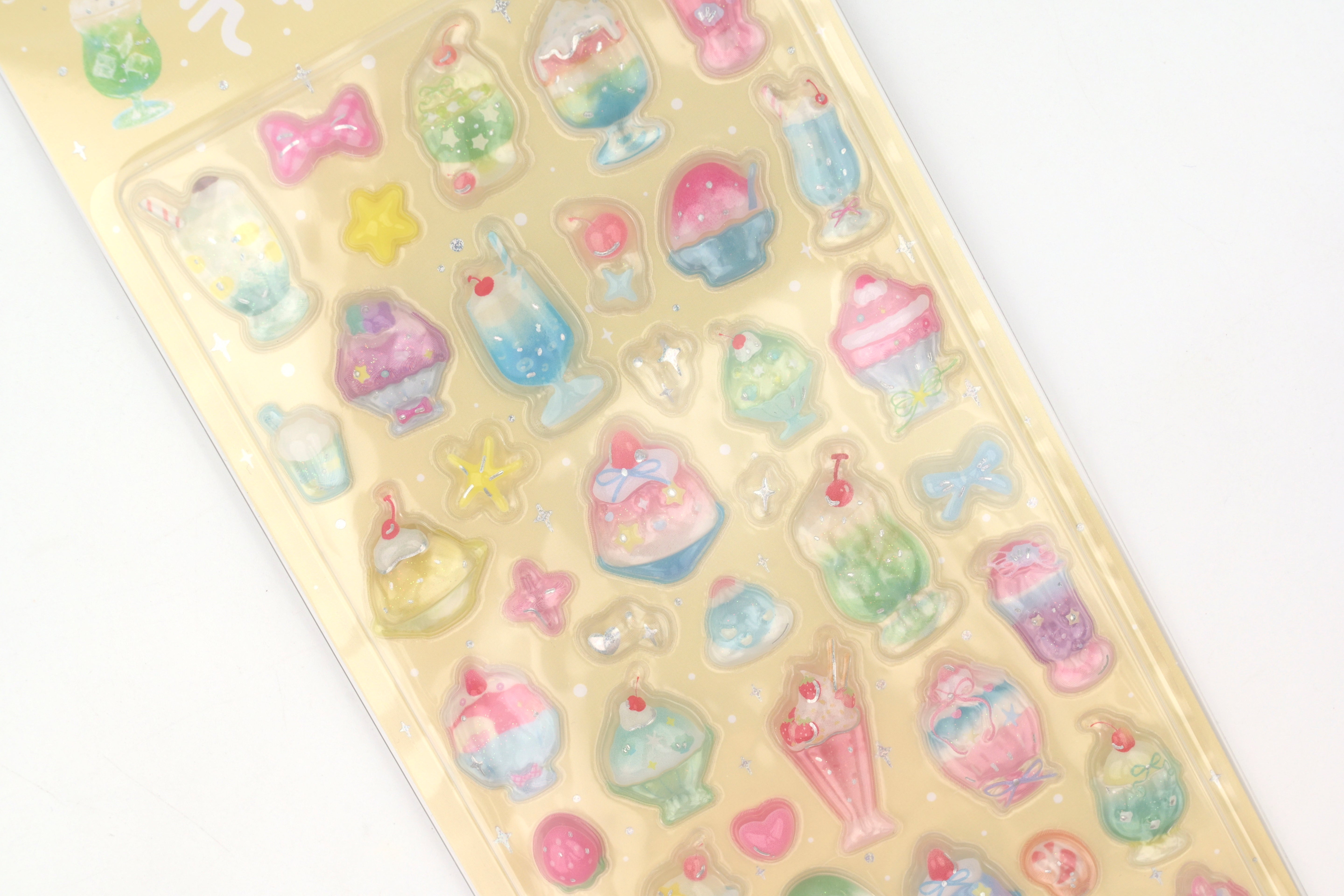 BGM 3D Sticker Sheet - Kyururun - 2026 Summer Limited - Summer Sweets