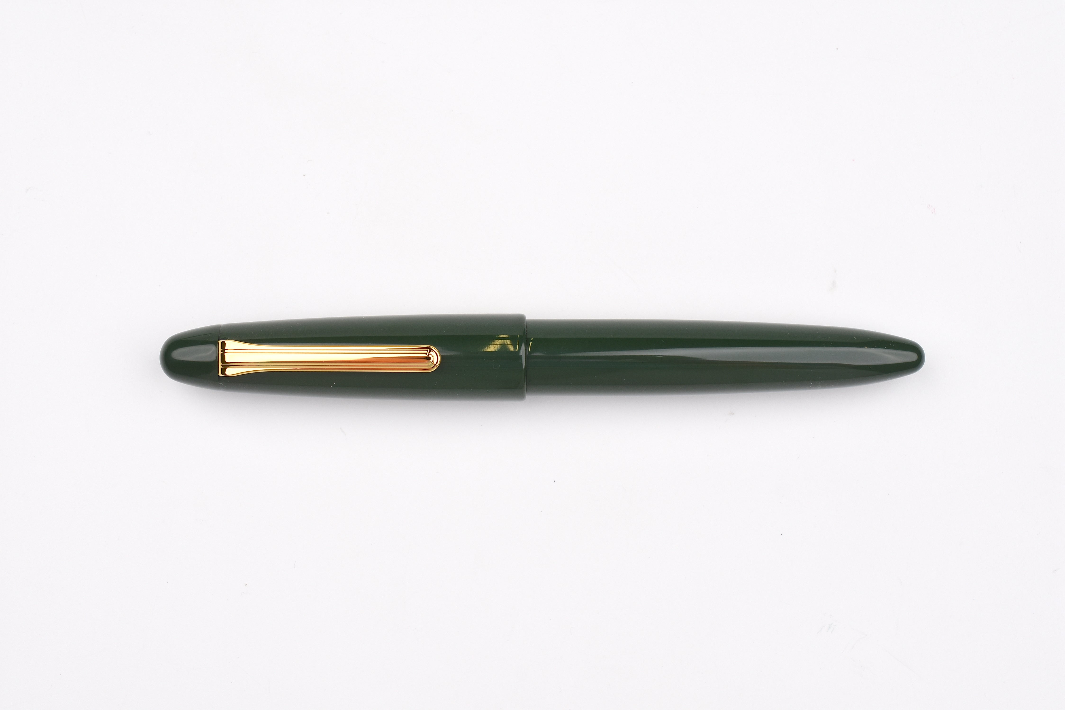 Sailor 1911 King of Pen - Color Urushi Kaga - Ebonite Fountain Pen - Pine Green