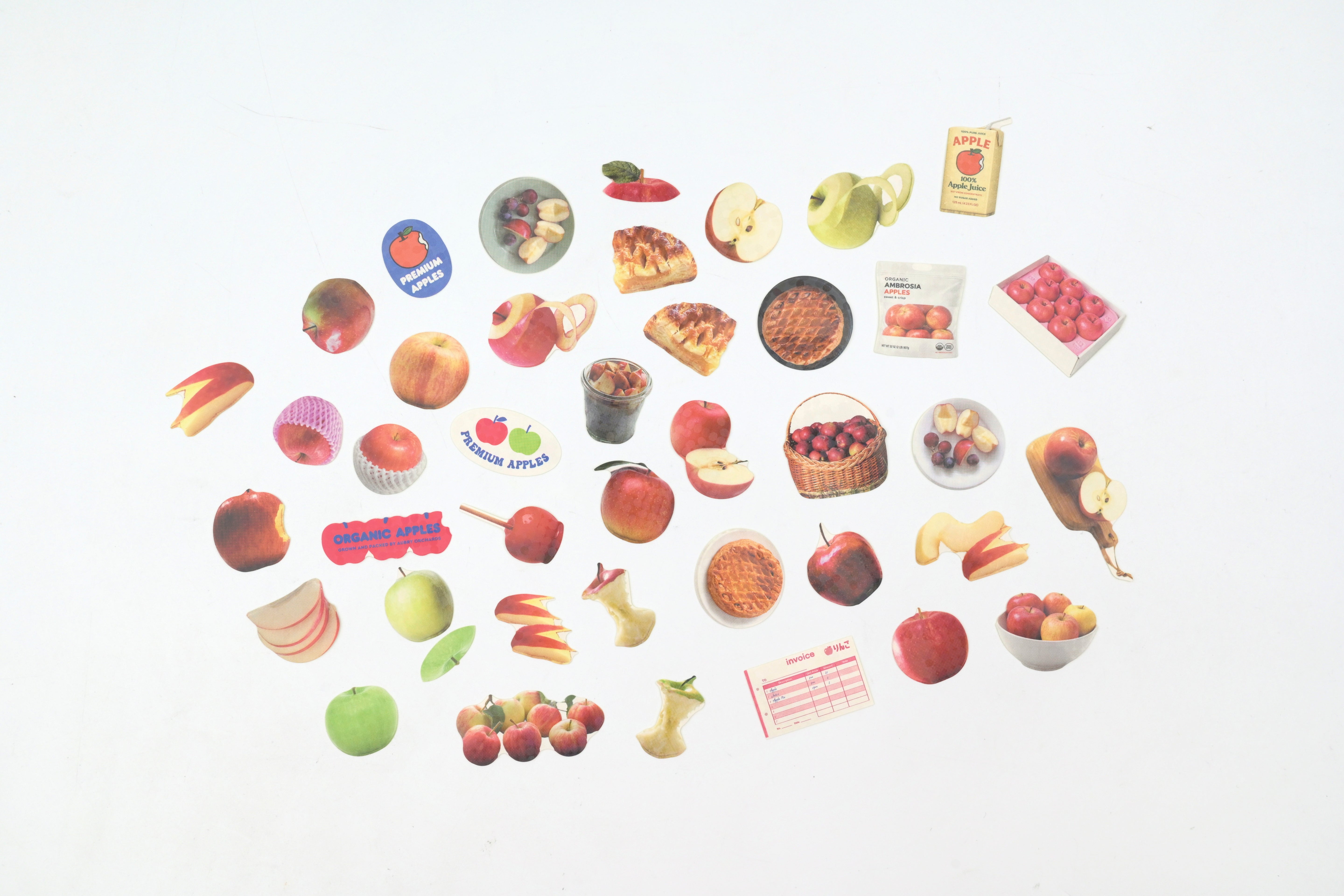 Greeting Life Flake Stickers - Apple