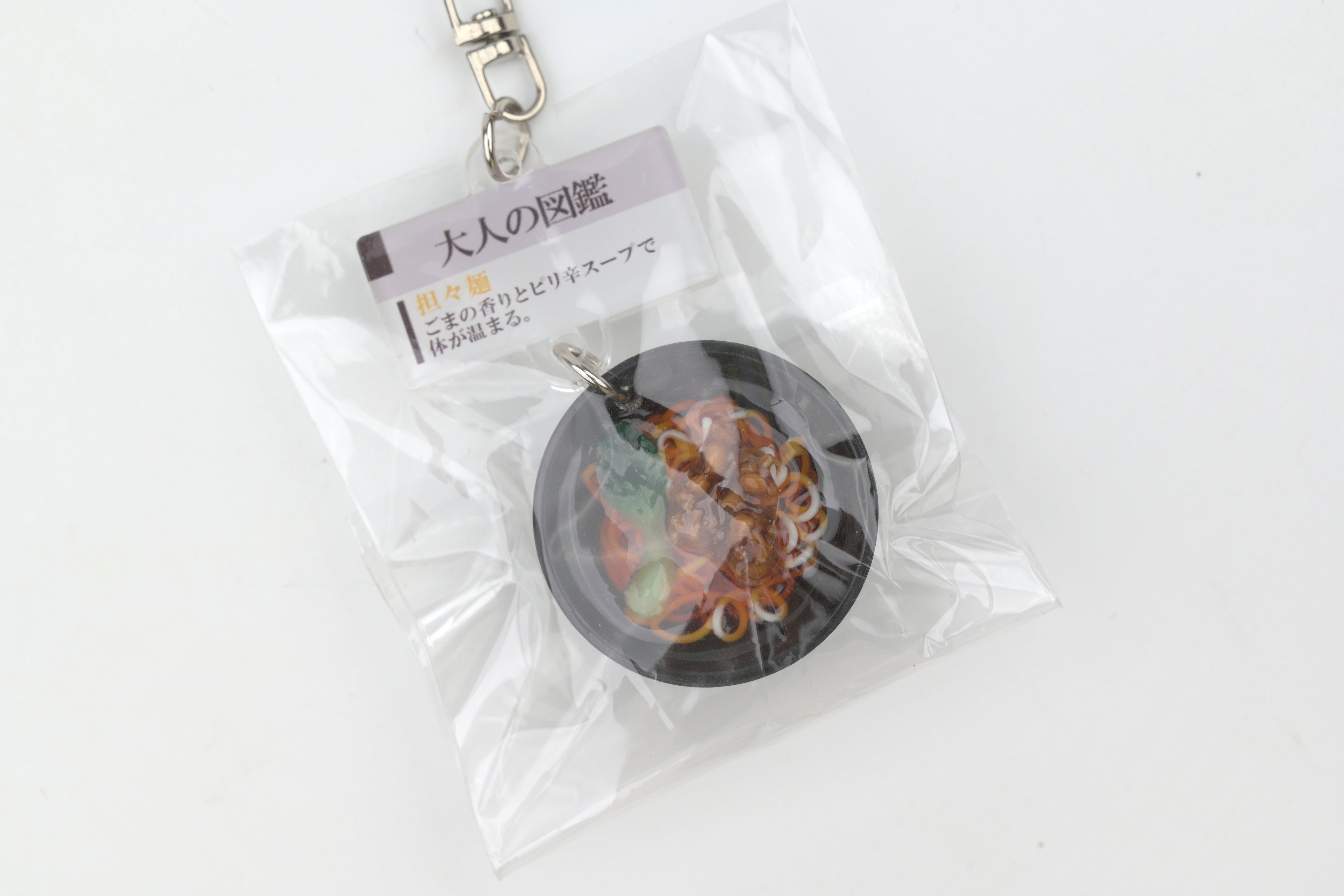 Kamio Adult Illustrated Picture Book Mini Keychain - Tantanmen