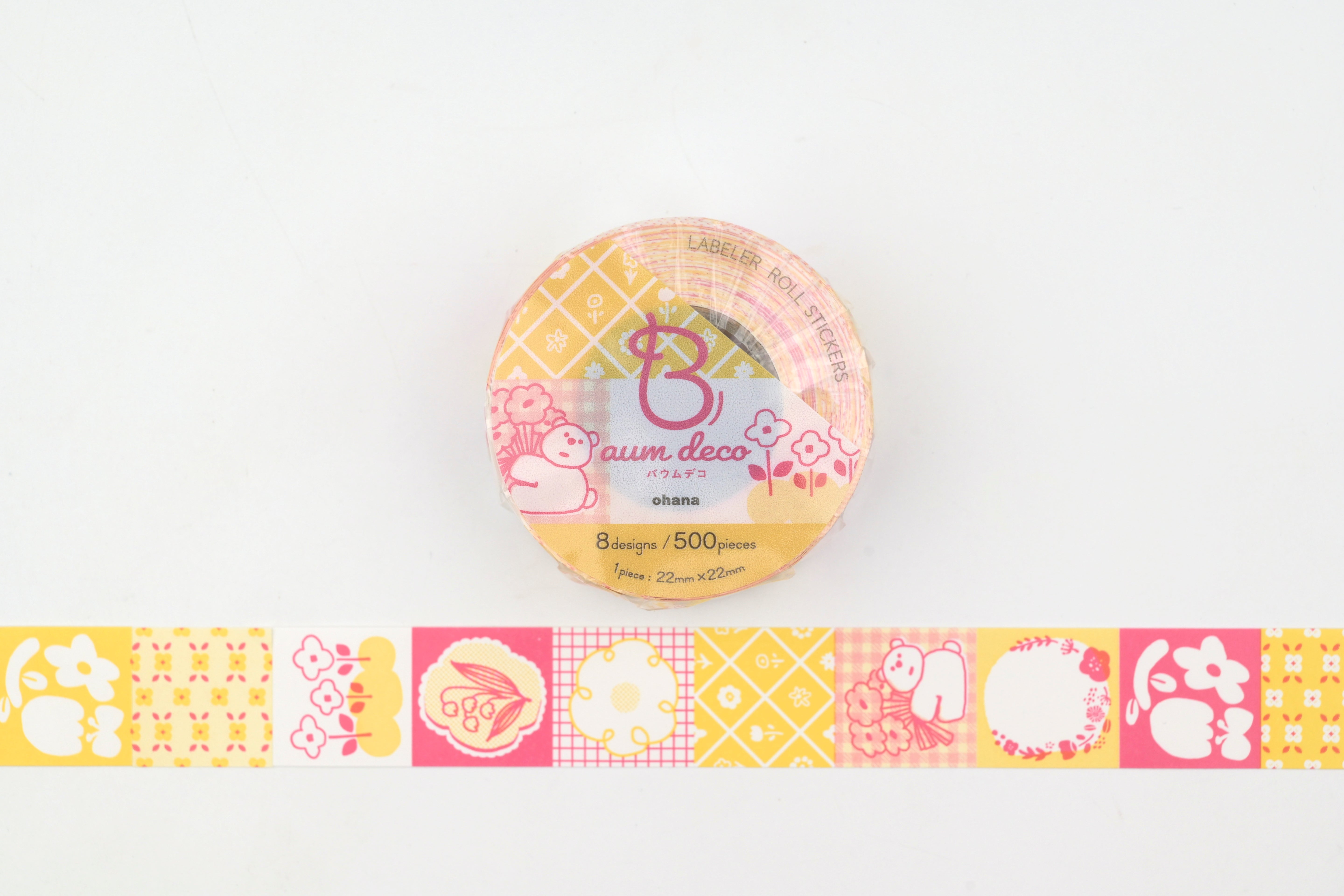 Beverly Baum Label Roll Stickers - Ohana