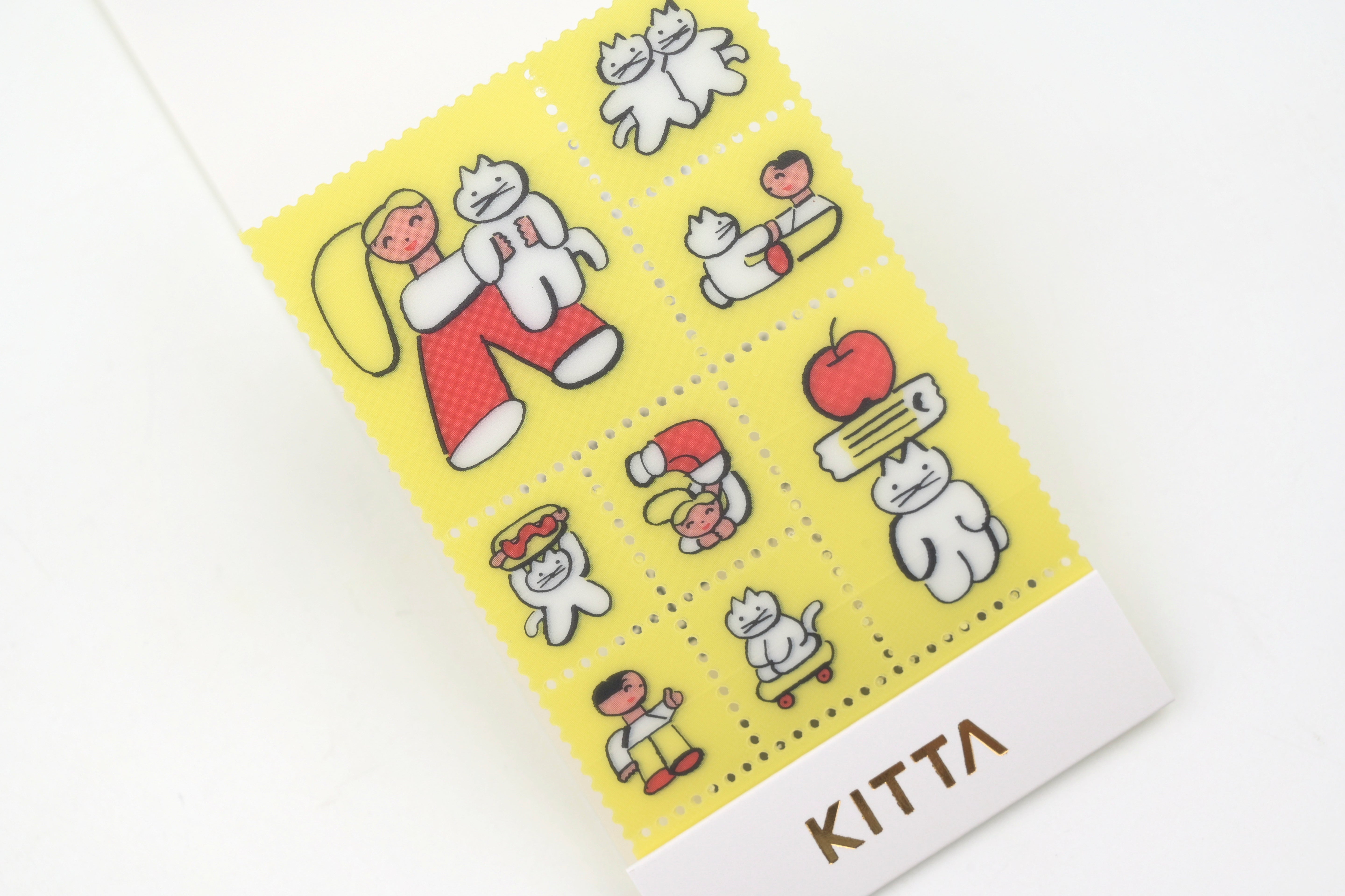 Kitta Portable Washi Tape - Clear - Cat Toy