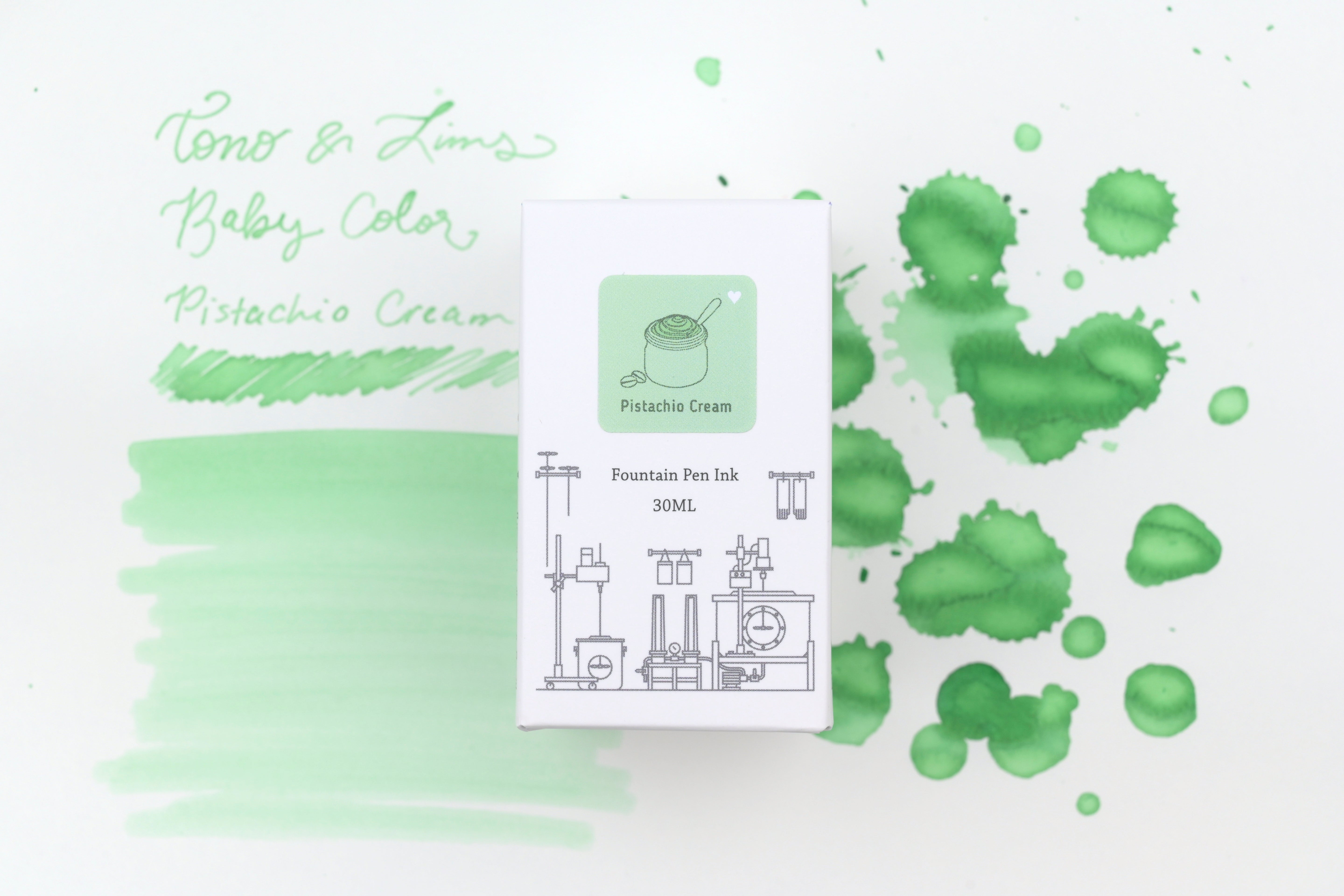 Tono & Lims Ink Bottle - Baby Color - Pistachio Cream - 30ml