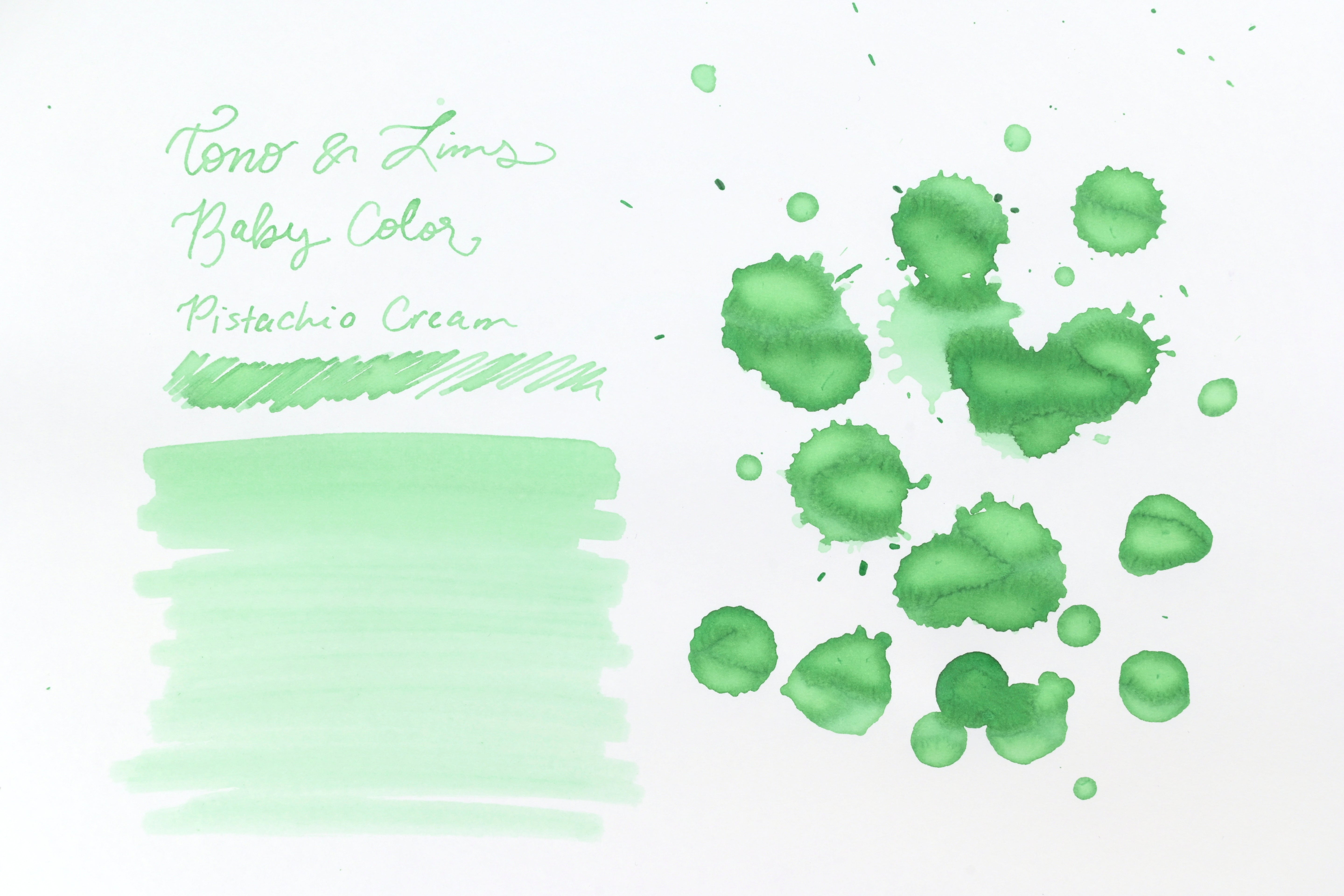 Tono & Lims Ink Bottle - Baby Color - Pistachio Cream - 30ml