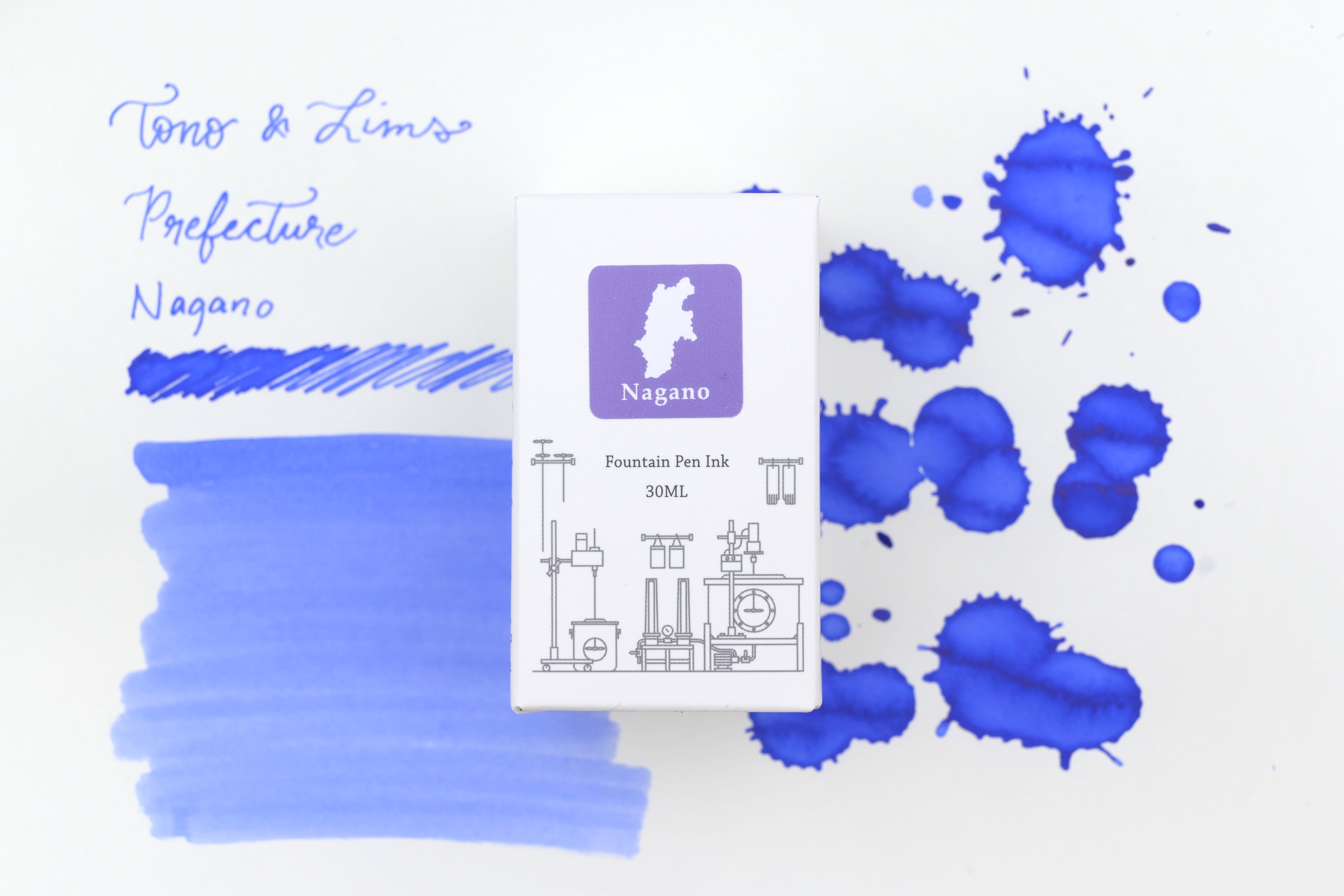 Tono & Lims Ink Bottle - Prefecture - Nagano - Justice - 30ml