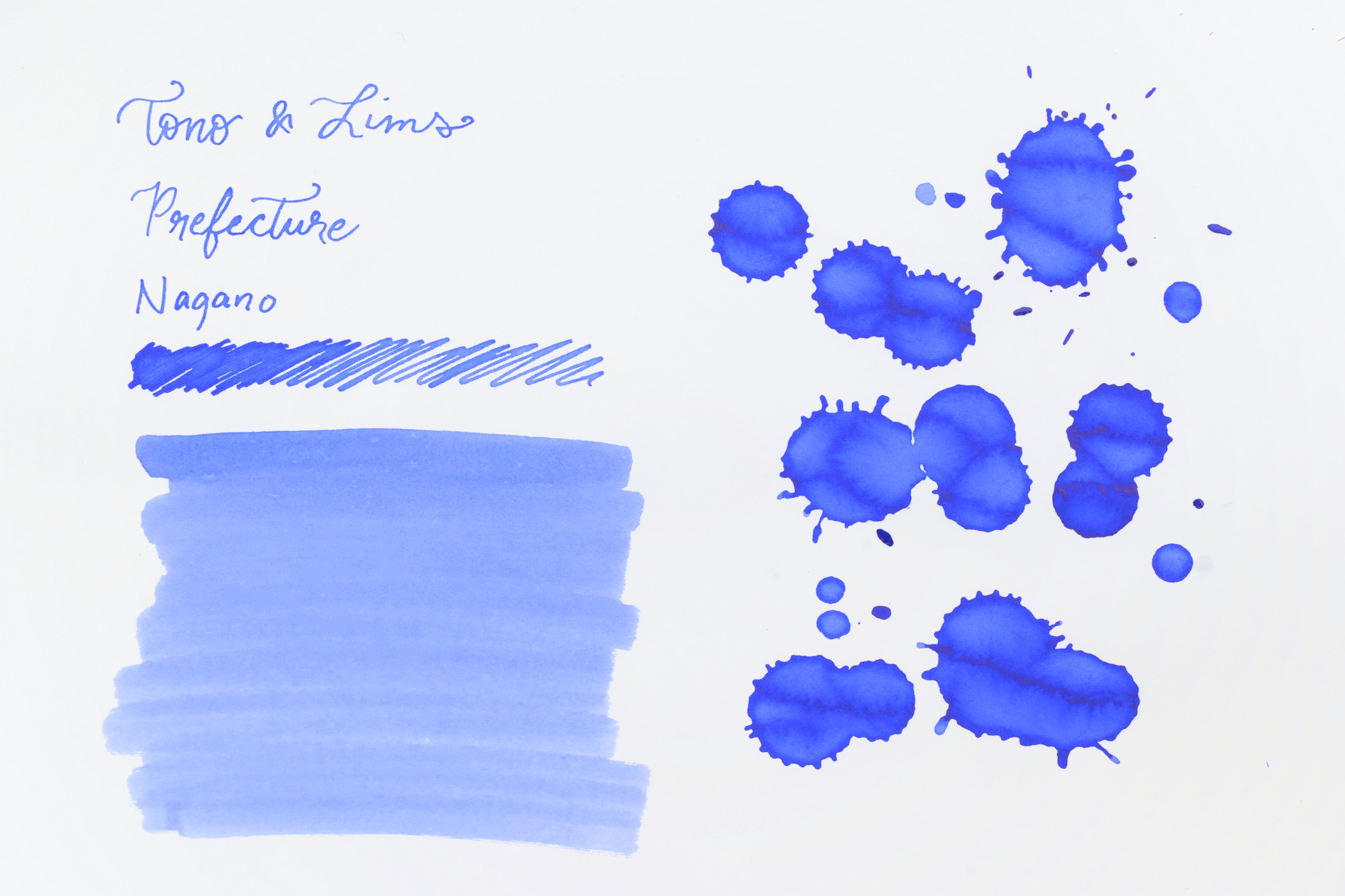 Tono & Lims Ink Bottle - Prefecture - Nagano - Justice - 30ml