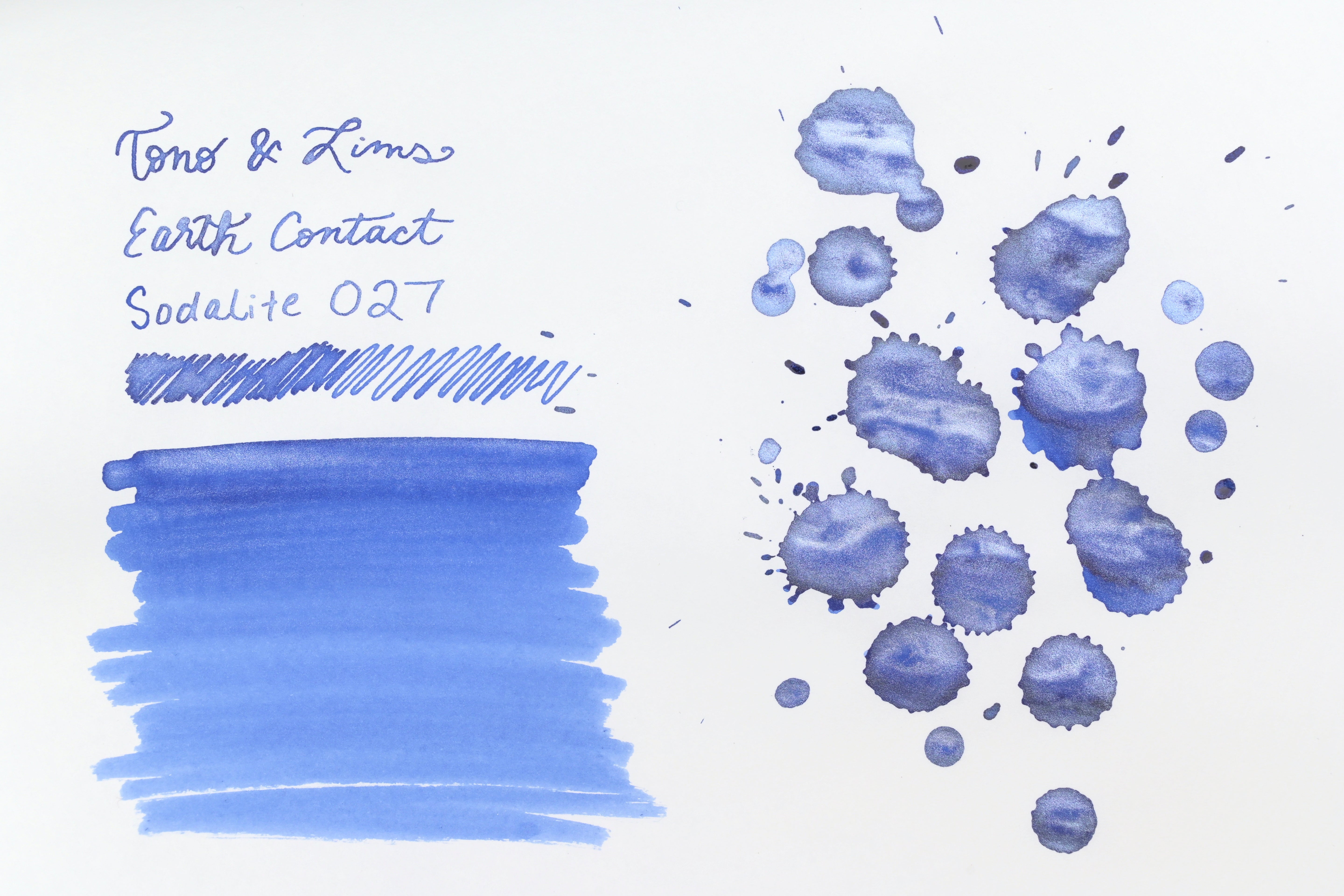 Tono & Lims Ink Bottle - Earth Contact - 027 Sodalite - 30ml