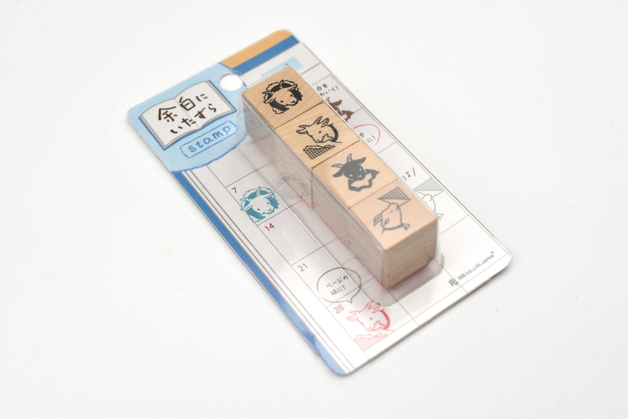 NB Wooden Stamps - Doodles in the Margins - Goat